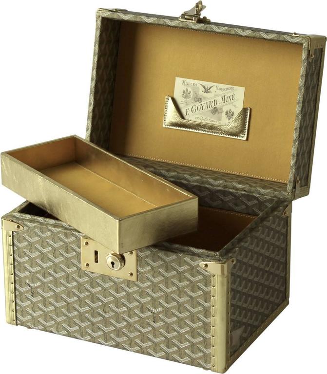 Goyard Gold Vanity Case at 1stDibs