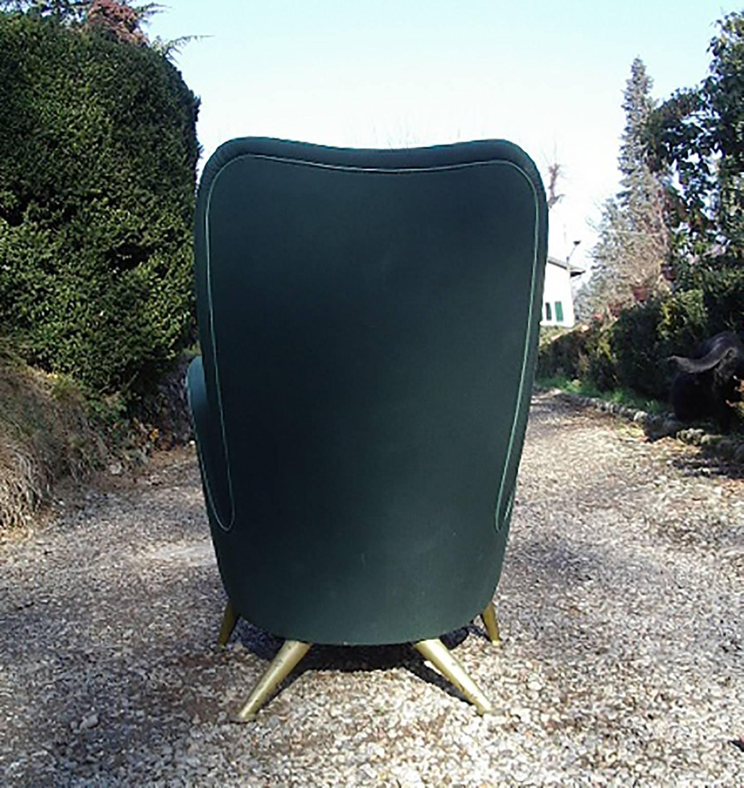 Gio Ponti e Giulio Minoletti Armchair Provenance Settebello Train in Milano 1950 1