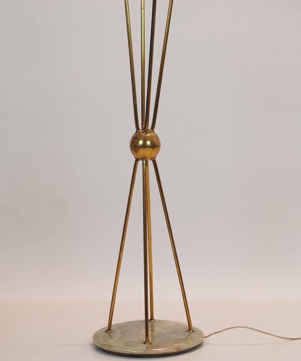 Mid-Century Modern Stilnovo Rare Italian Floor Lamp, Milano, circa 1955