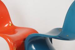 Verner Panton Chair Rare 1st  Edition, Orange colour,  Denmark, 1960s