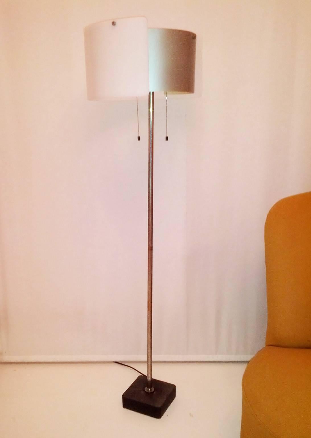 Italian Rare Floor Lamp Designed, Gino Sarfatti for Arteluce, Milano, circa 1950 4