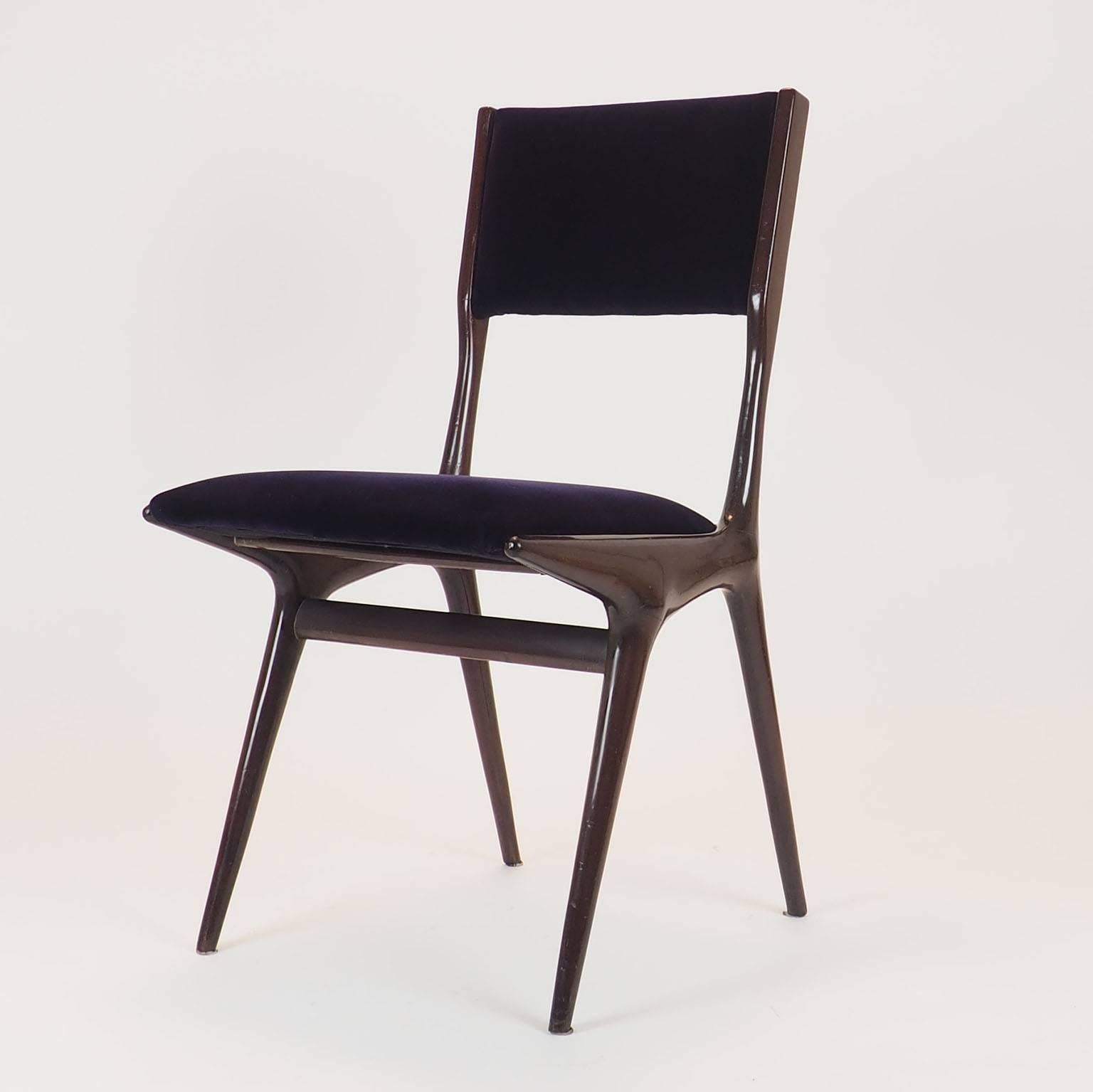 Carlo de Carli Sculptural Chair Designed for Cassina, Milano IX Triennale, 1951 1