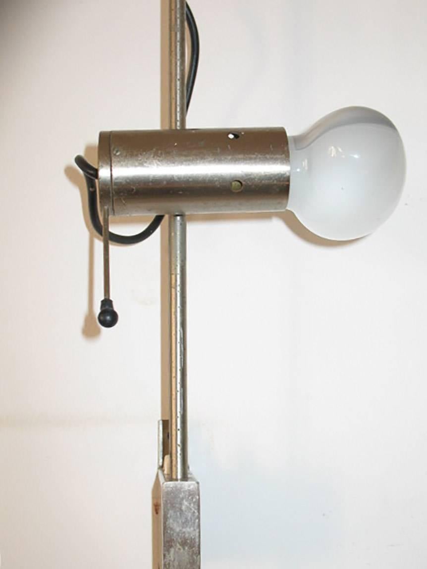 Italian Rare Studio Wall Lamp Designed by Tito Agnoli for Oluce, Milano, 1955 1