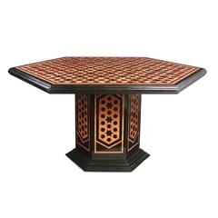 Hexagonal Marble Centre Table