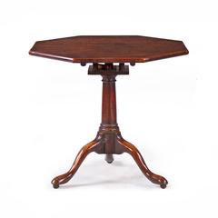 Early 18th Century Octagonal Oak Tripod Table