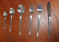 C. Hugo Pott Modernist Flatware, Set for 12