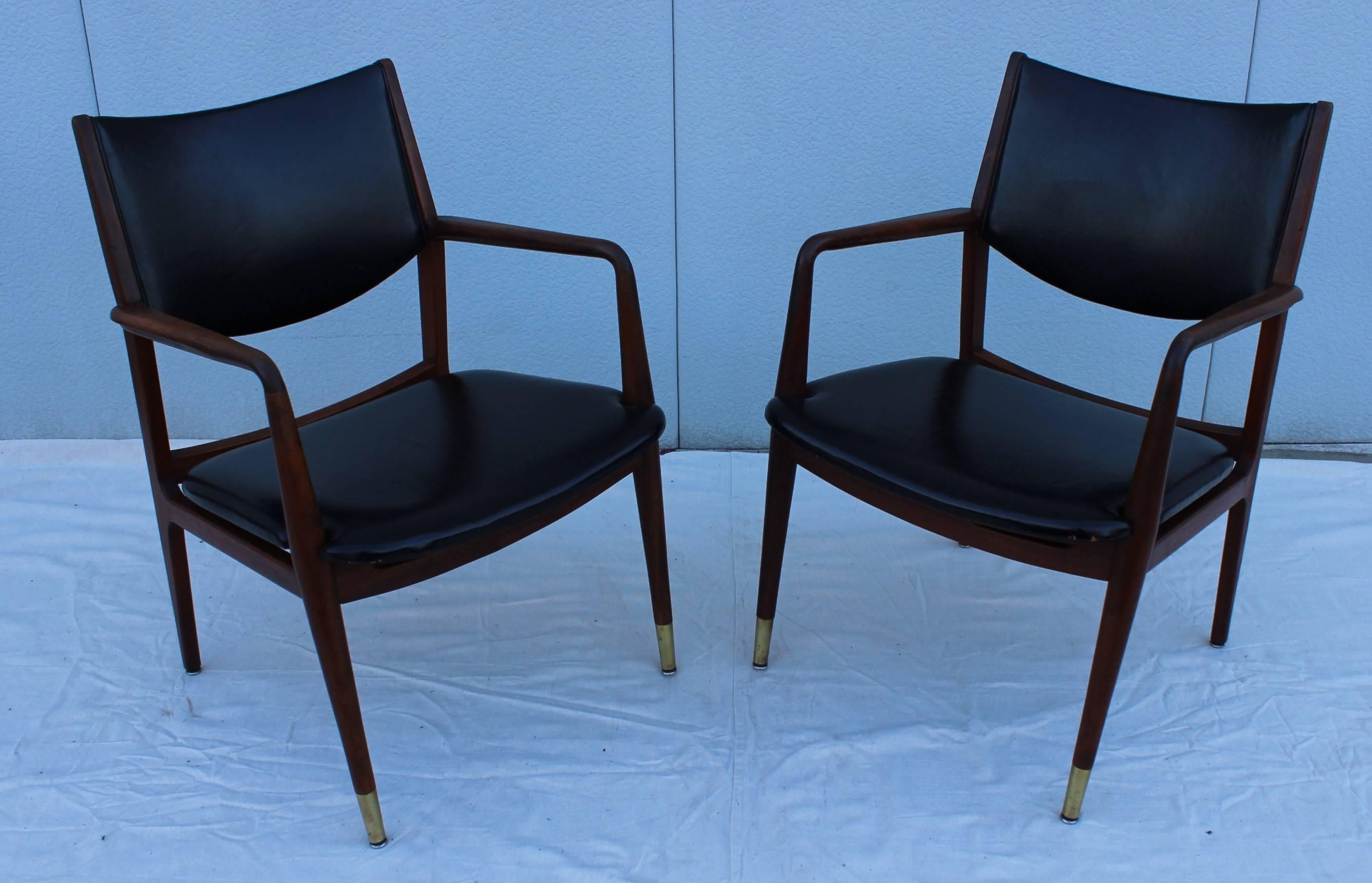 George Reinoehl for Stow Davis Modernist Armchairs In Good Condition In New York, NY
