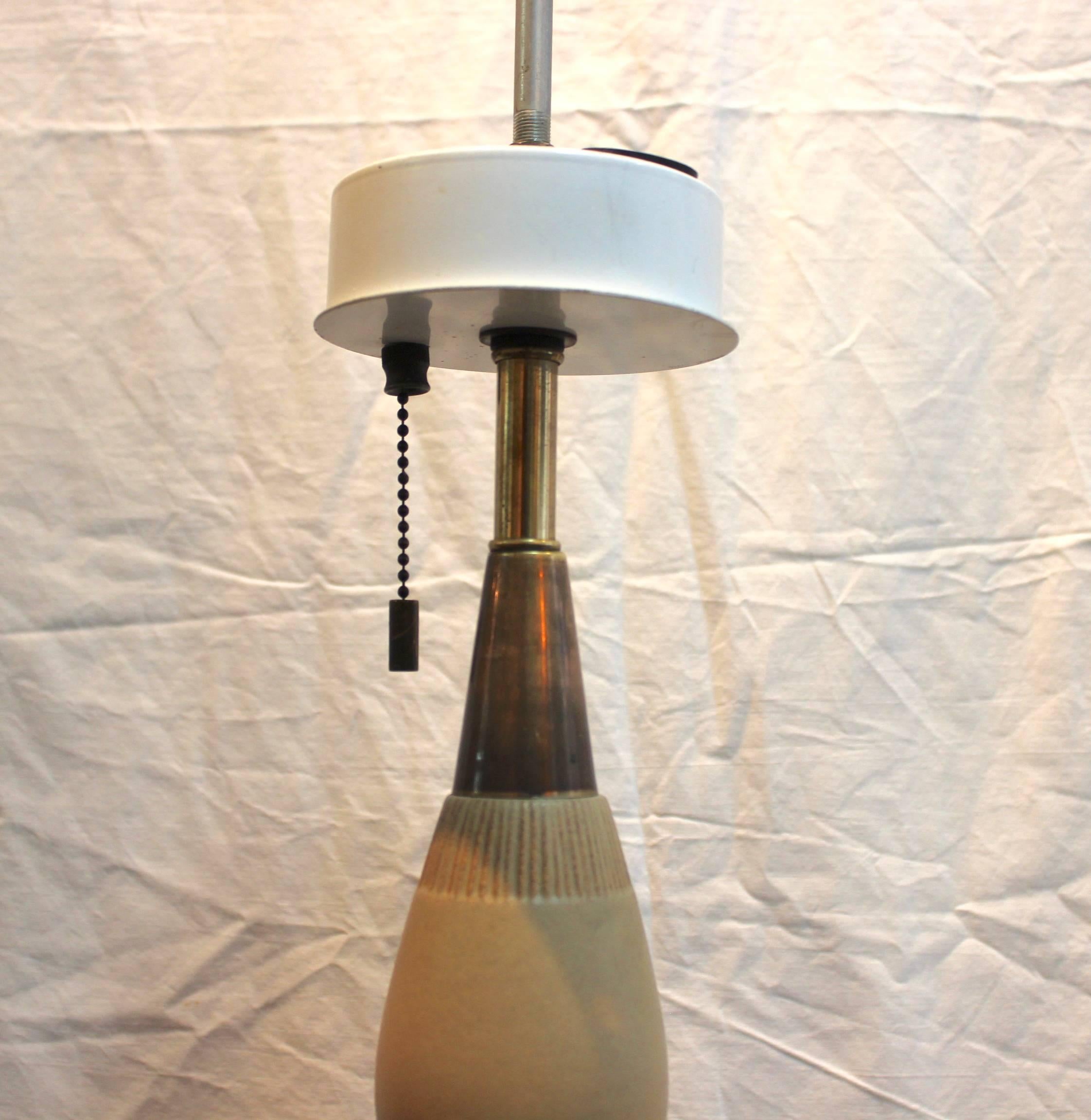 20th Century Large Gerald Thurston For Lightolier Table Lamp  For Sale