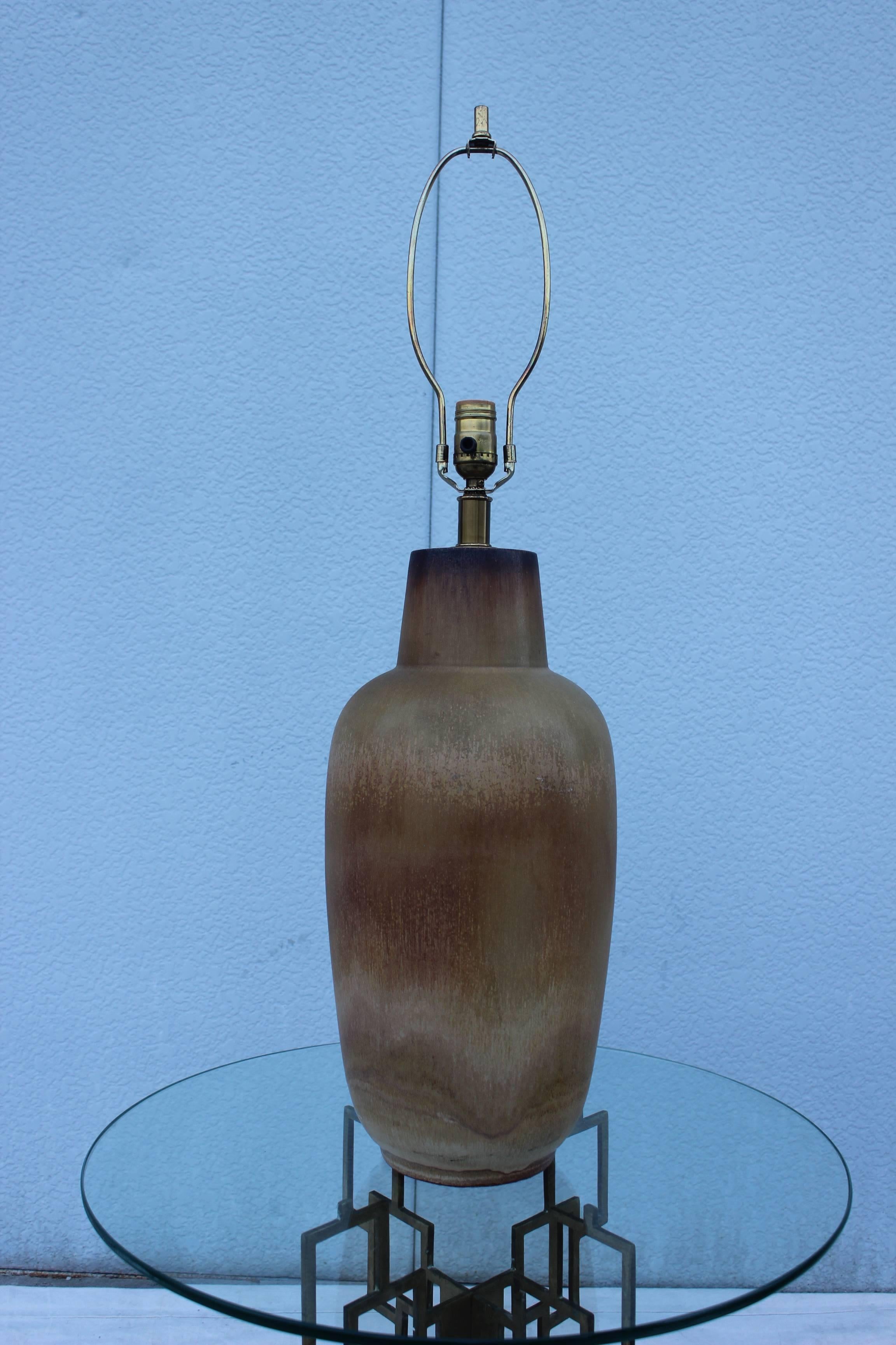 American Mid-Century Modern Design Technics Table Lamp For Sale