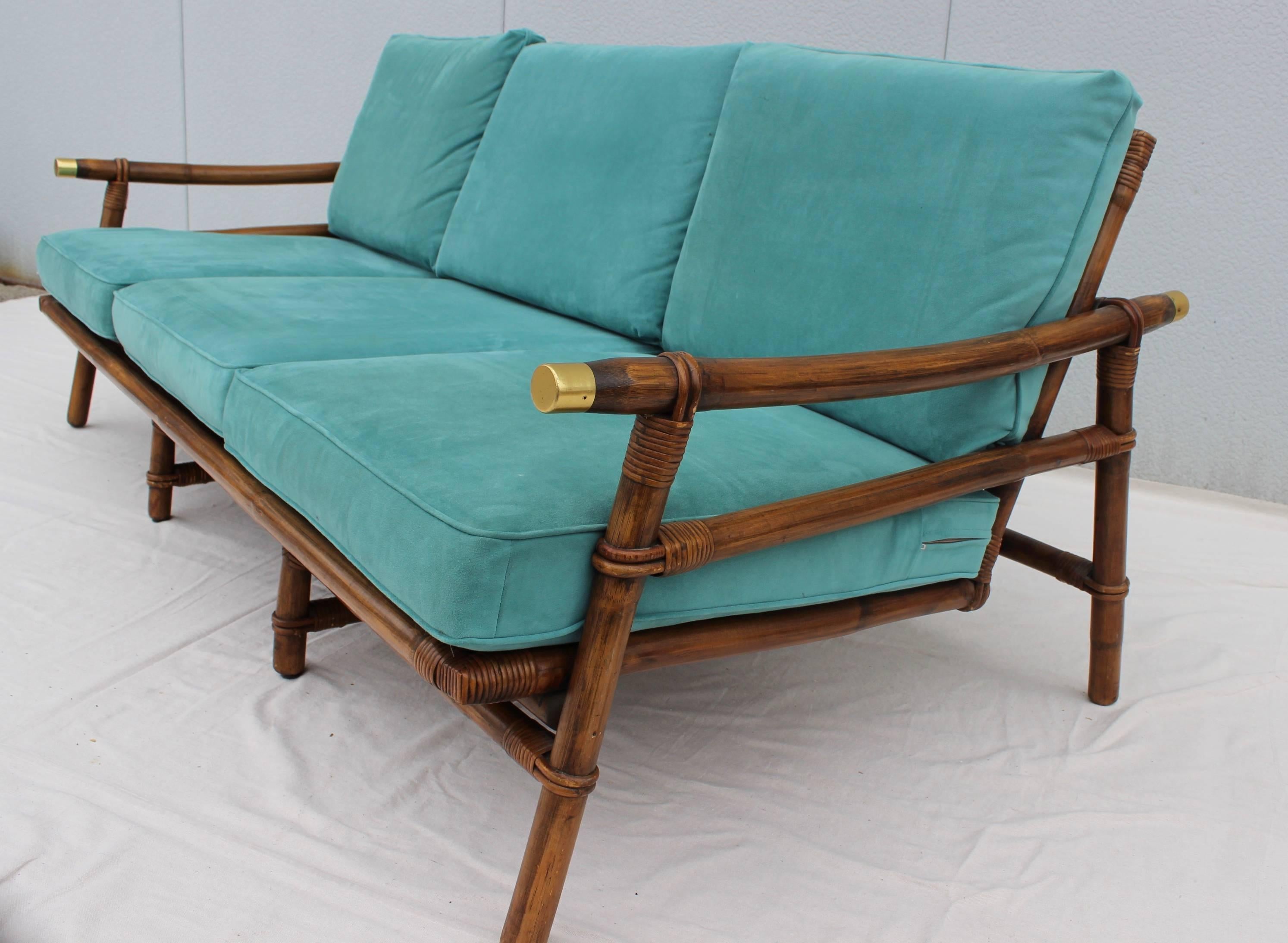 Mid-Century Modern John Wisner for Ficks Reed Sofa