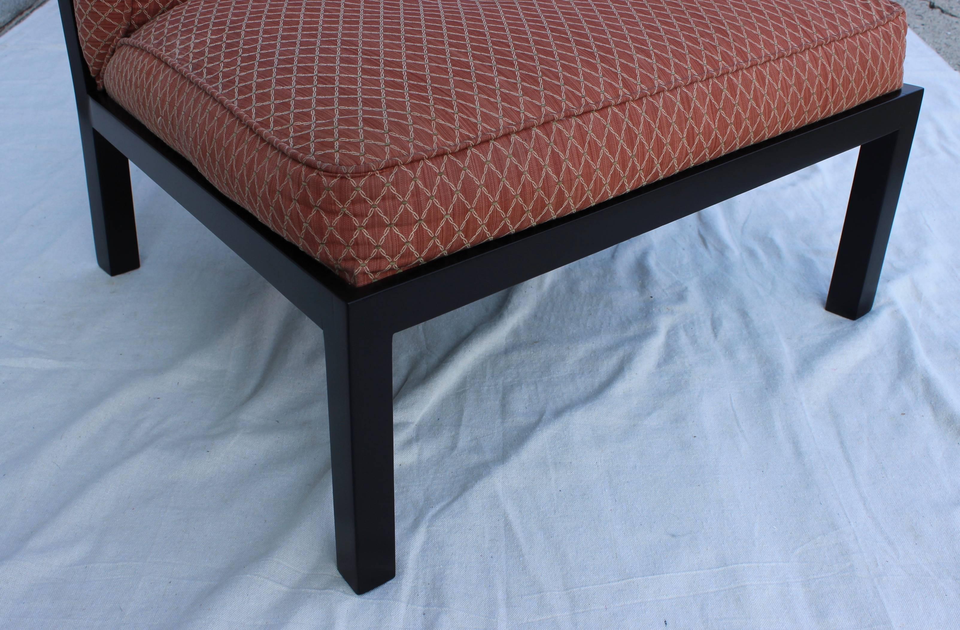 Upholstery Michael Taylor for Baker Lattice Slipper Chairs