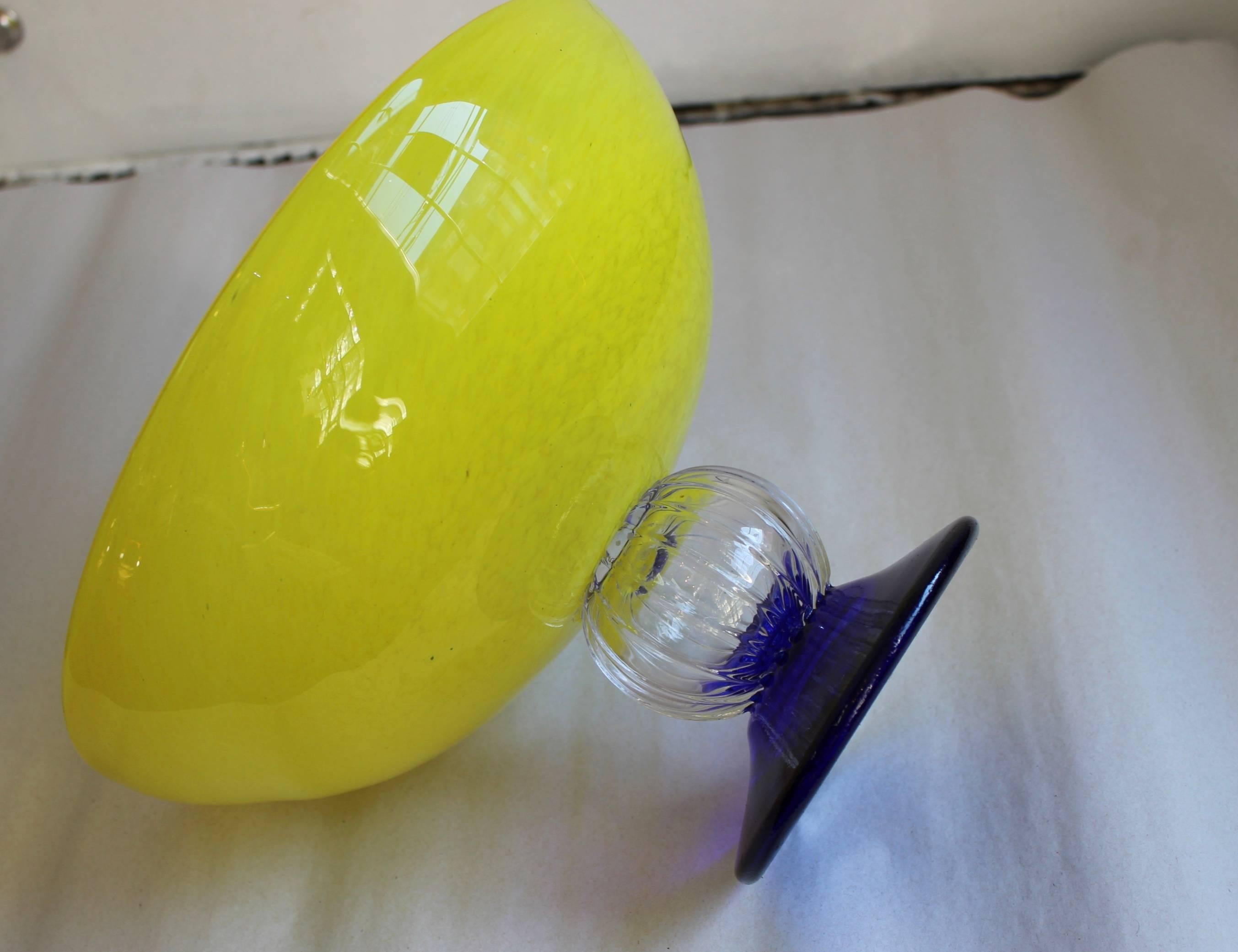 American Gunnel Sahlin for Kosta Boda Decorative Glass Bowl