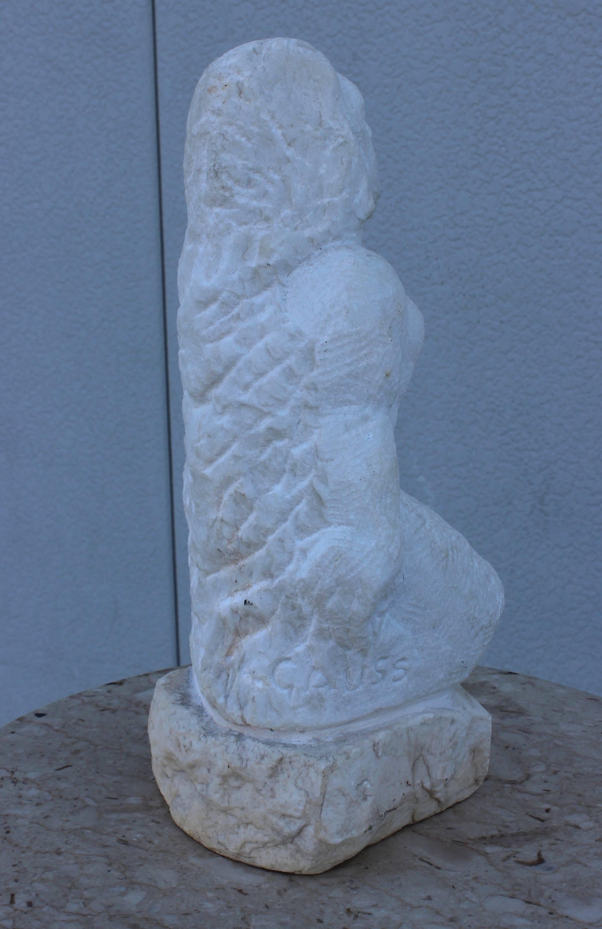Eugen Gauss ''Women'' Marble Sculpture In Good Condition In New York, NY