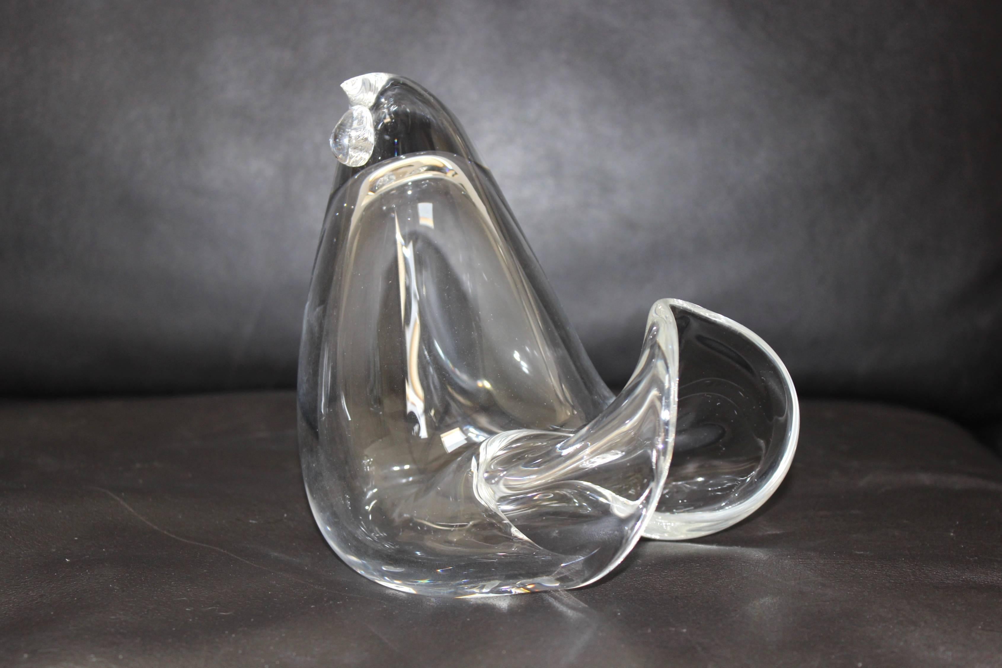 American Steuben Glass Bird Sculpture