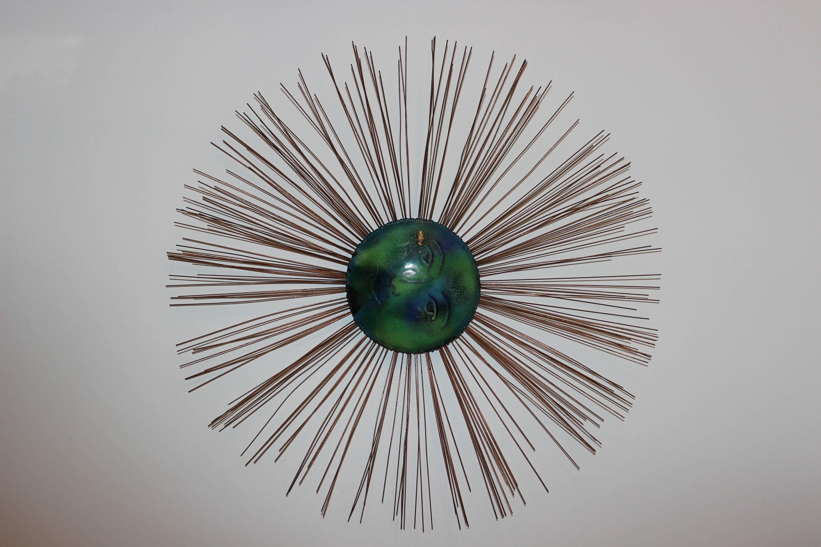 1966 C. Jere moon starburst wall sculpture.