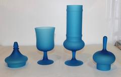 Carlos Moretti Frosted Glass Apothecary Jars