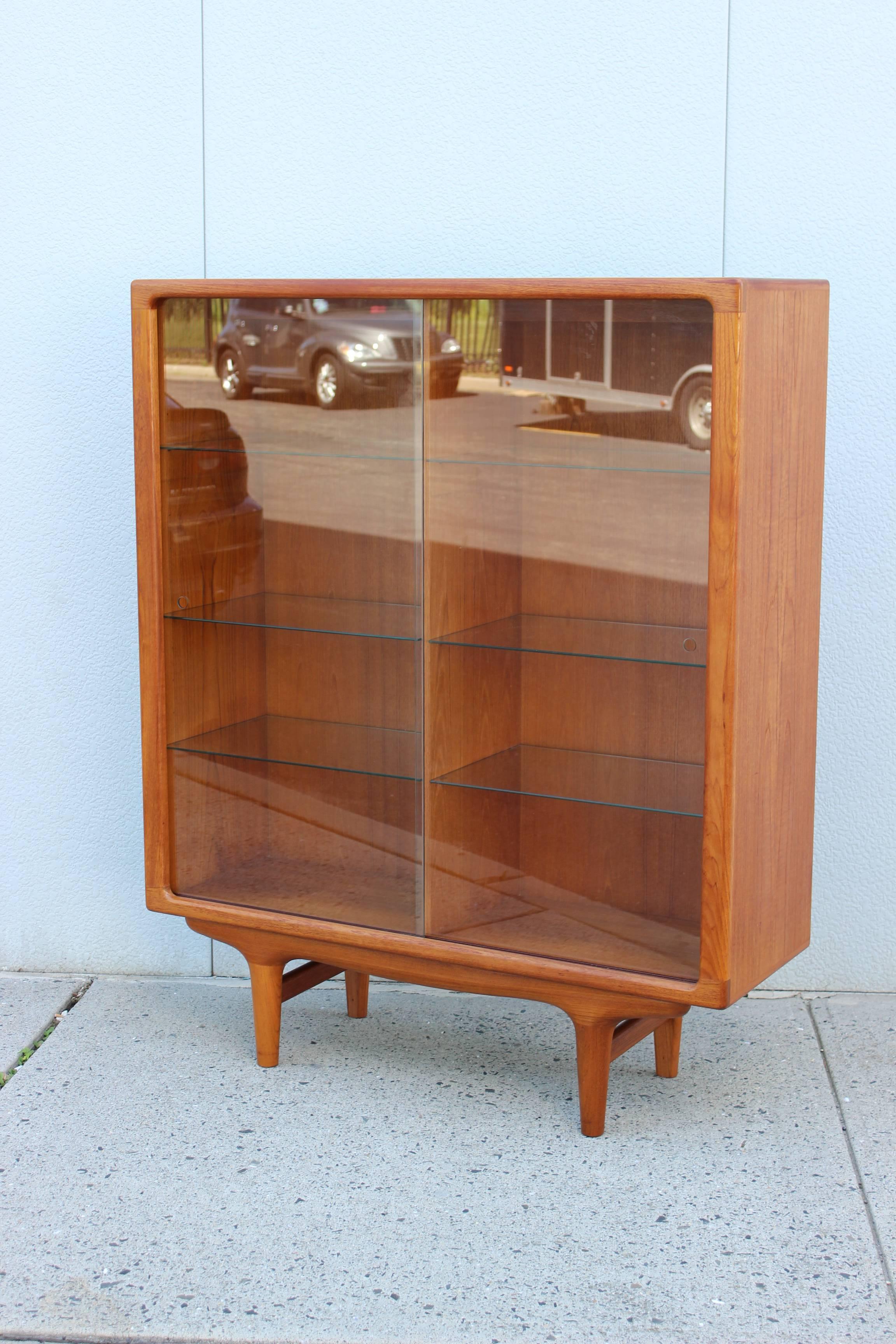 Danish Johannes Andersen for Silkeborg Teak Display Cabinet