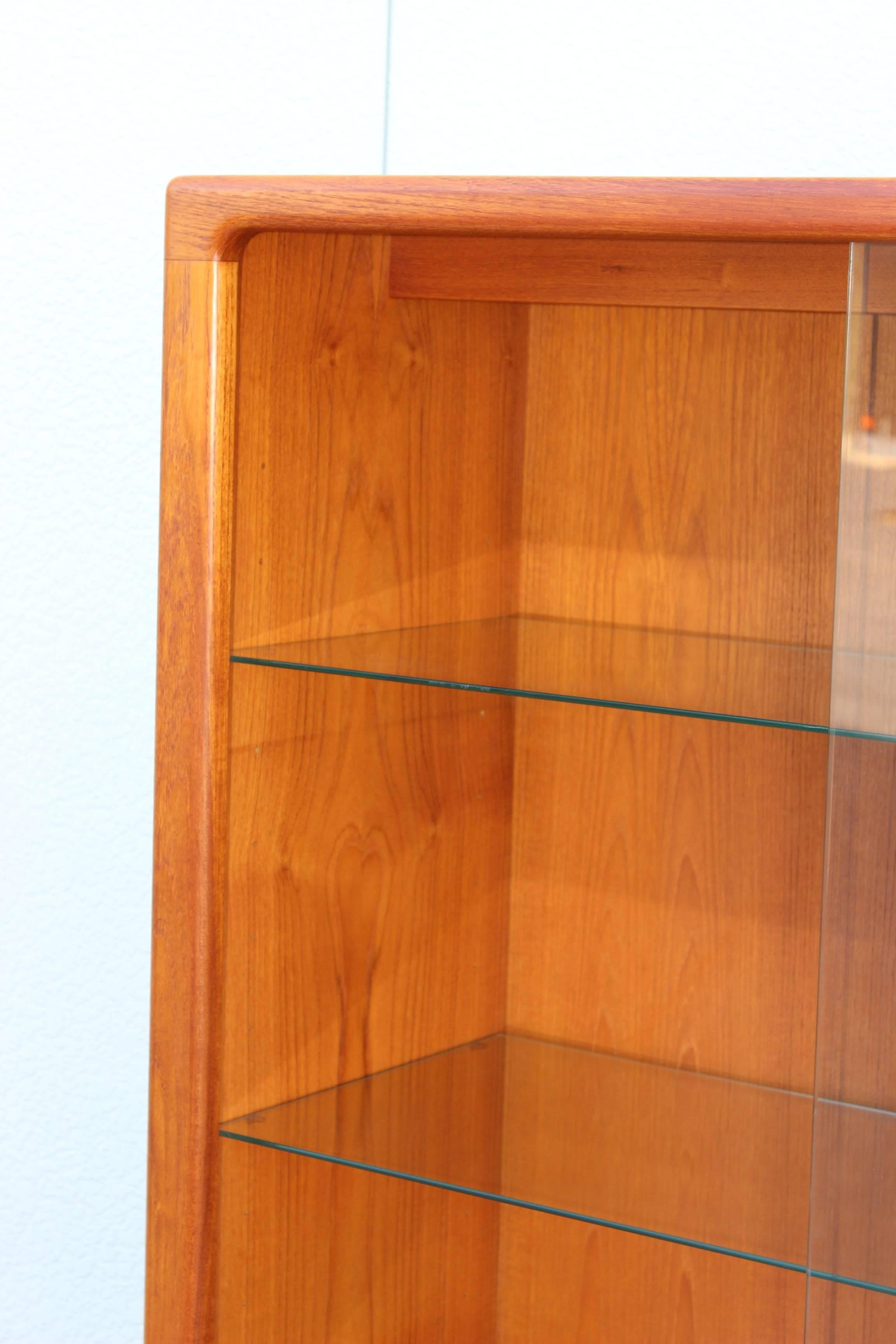 20th Century Johannes Andersen for Silkeborg Teak Display Cabinet