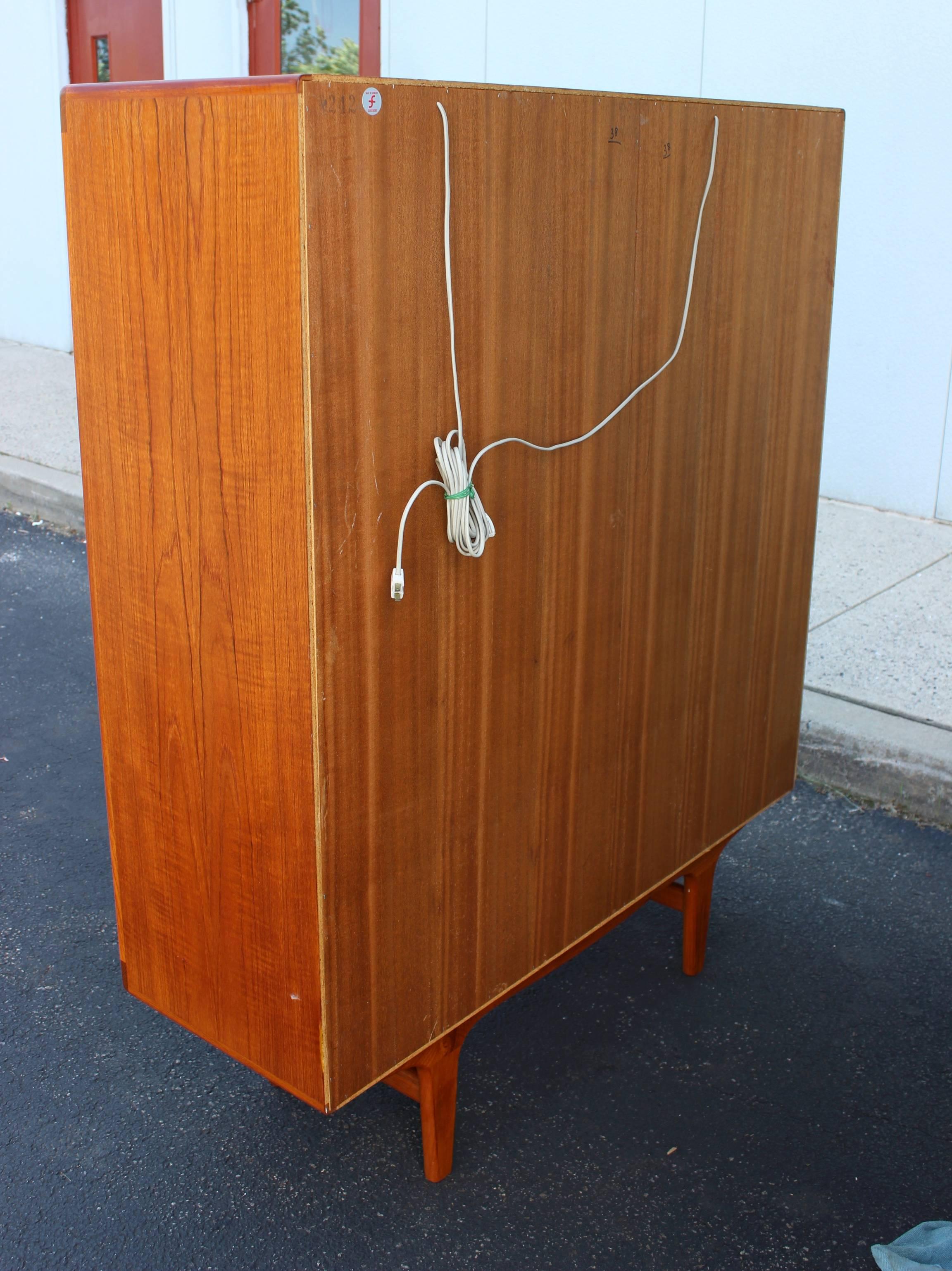 Johannes Andersen for Silkeborg Teak Display Cabinet 1