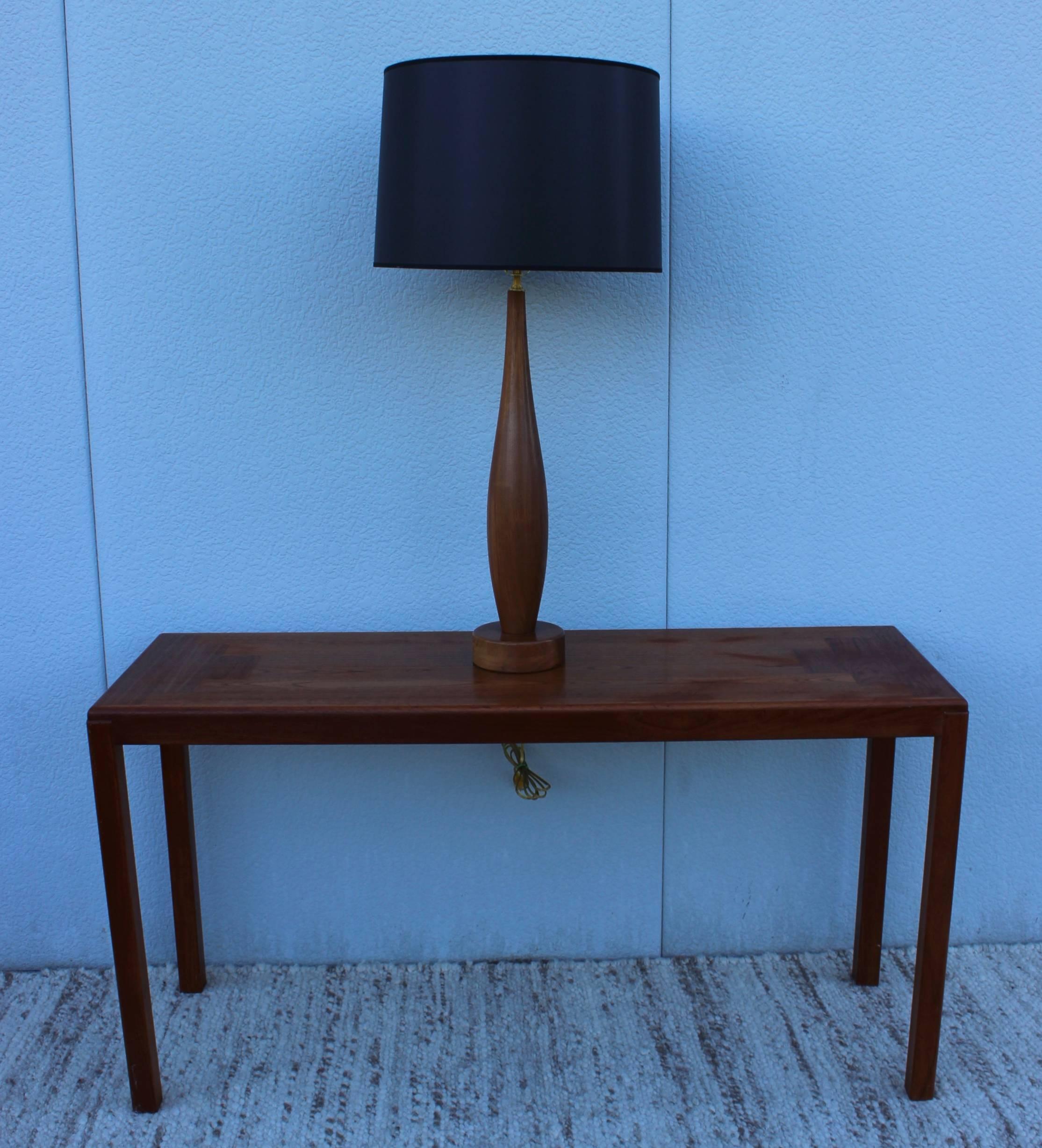 1960s Danish Teak Table Lamps 1