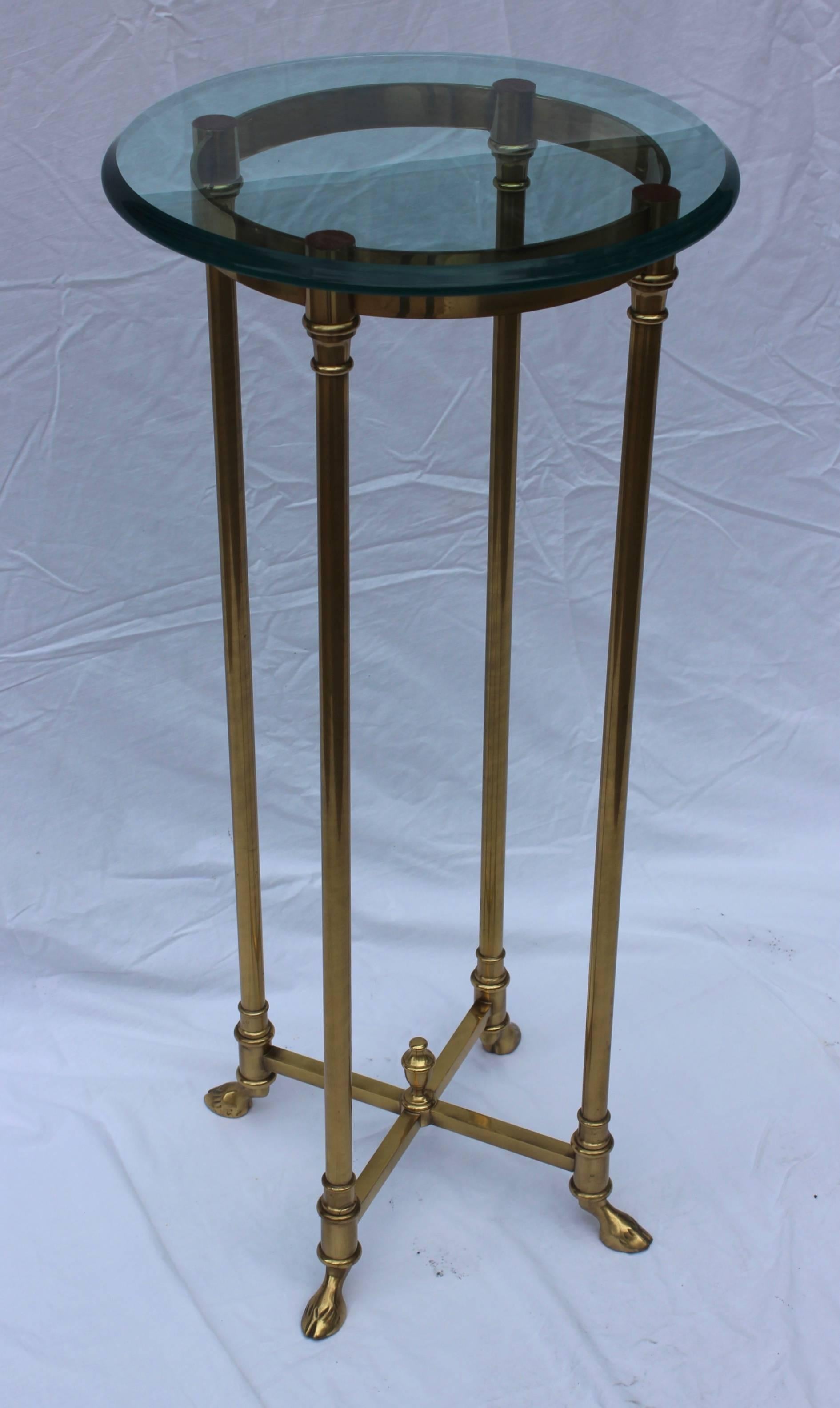 1960s La Barge Brass Pedestal  1