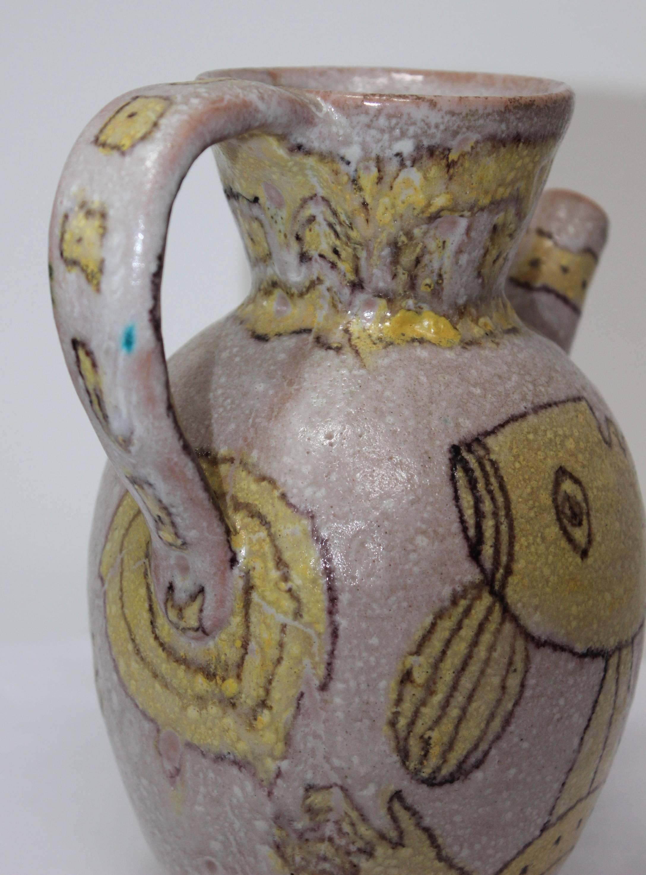 20th Century Guido Gambone Pitcher