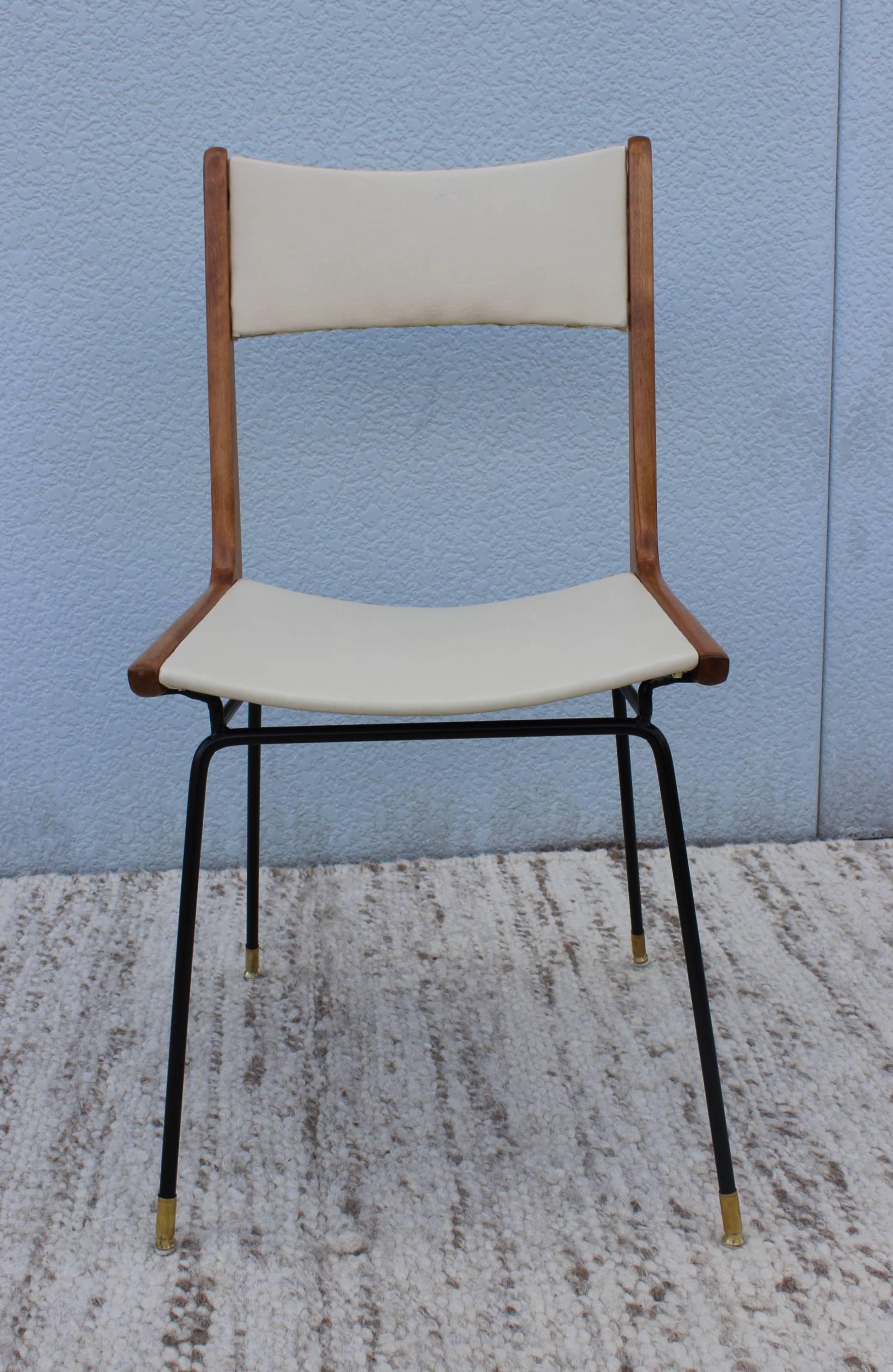 Italian Dining Chairs, style of Carlo di Carli, ca. 1958