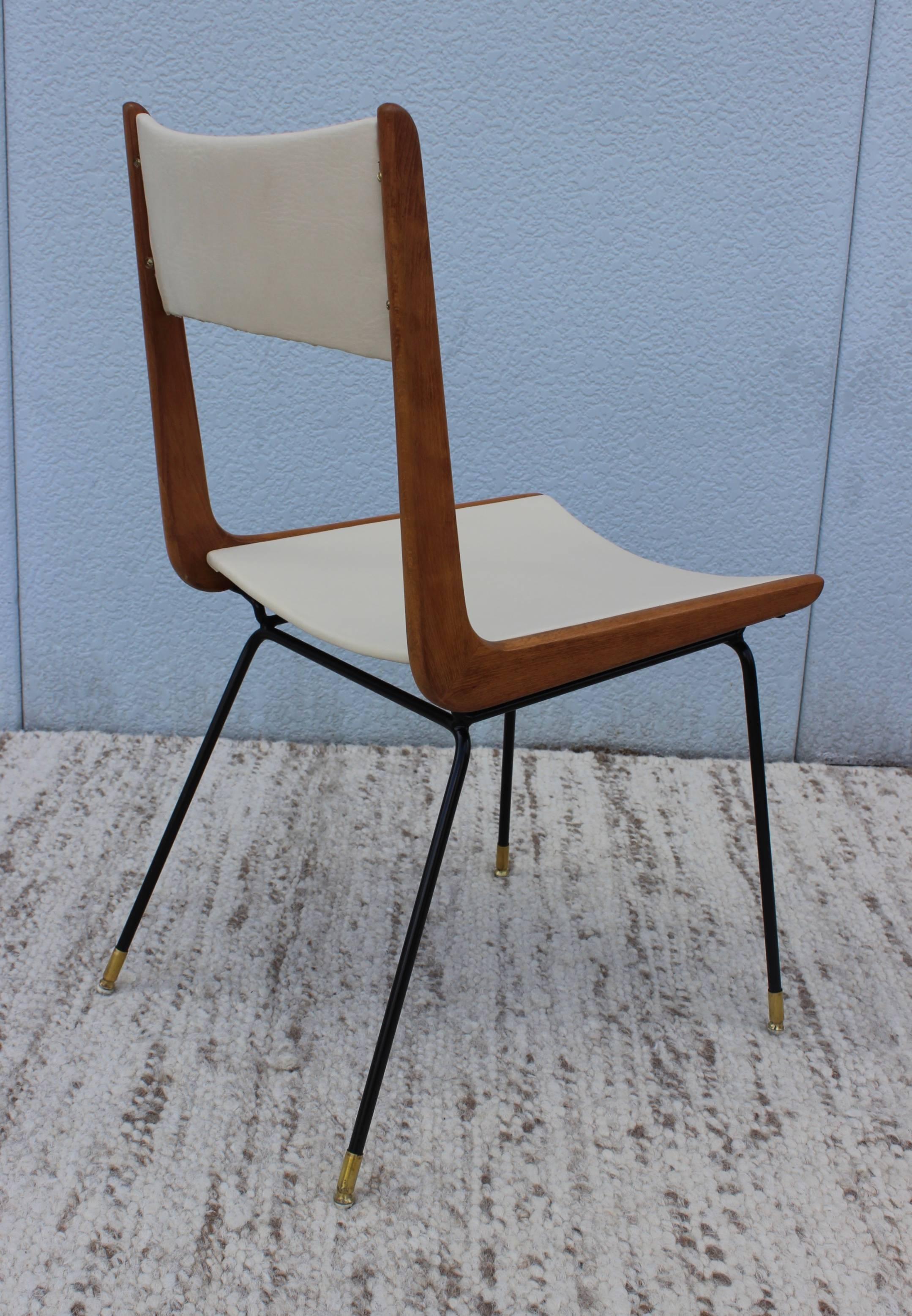 20th Century Dining Chairs, style of Carlo di Carli, ca. 1958