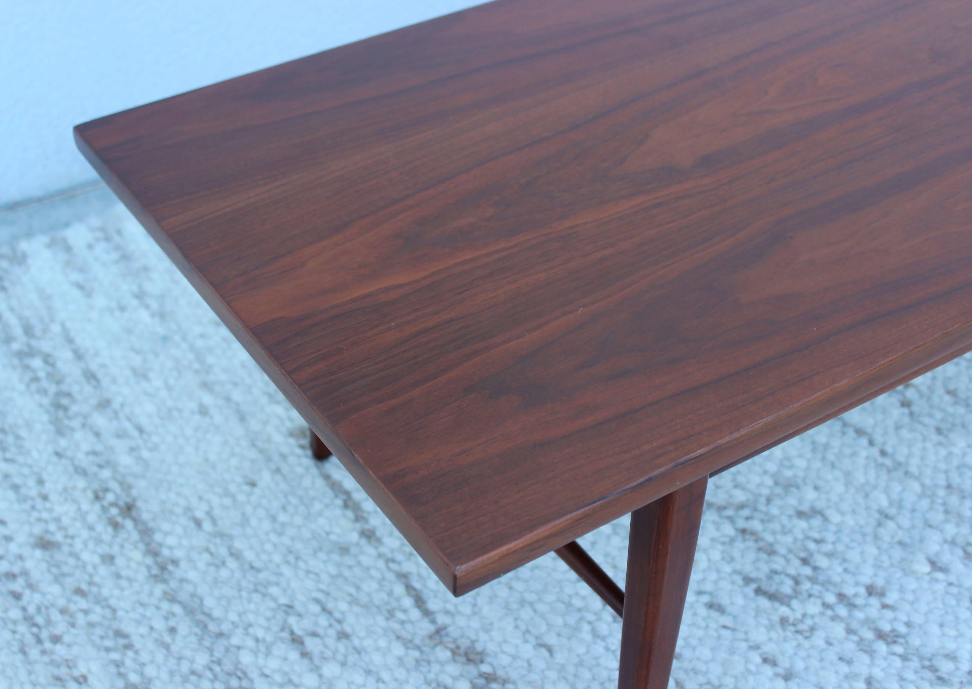 Mid-Century Modern Walnut Coffee Tables Or Benches 3