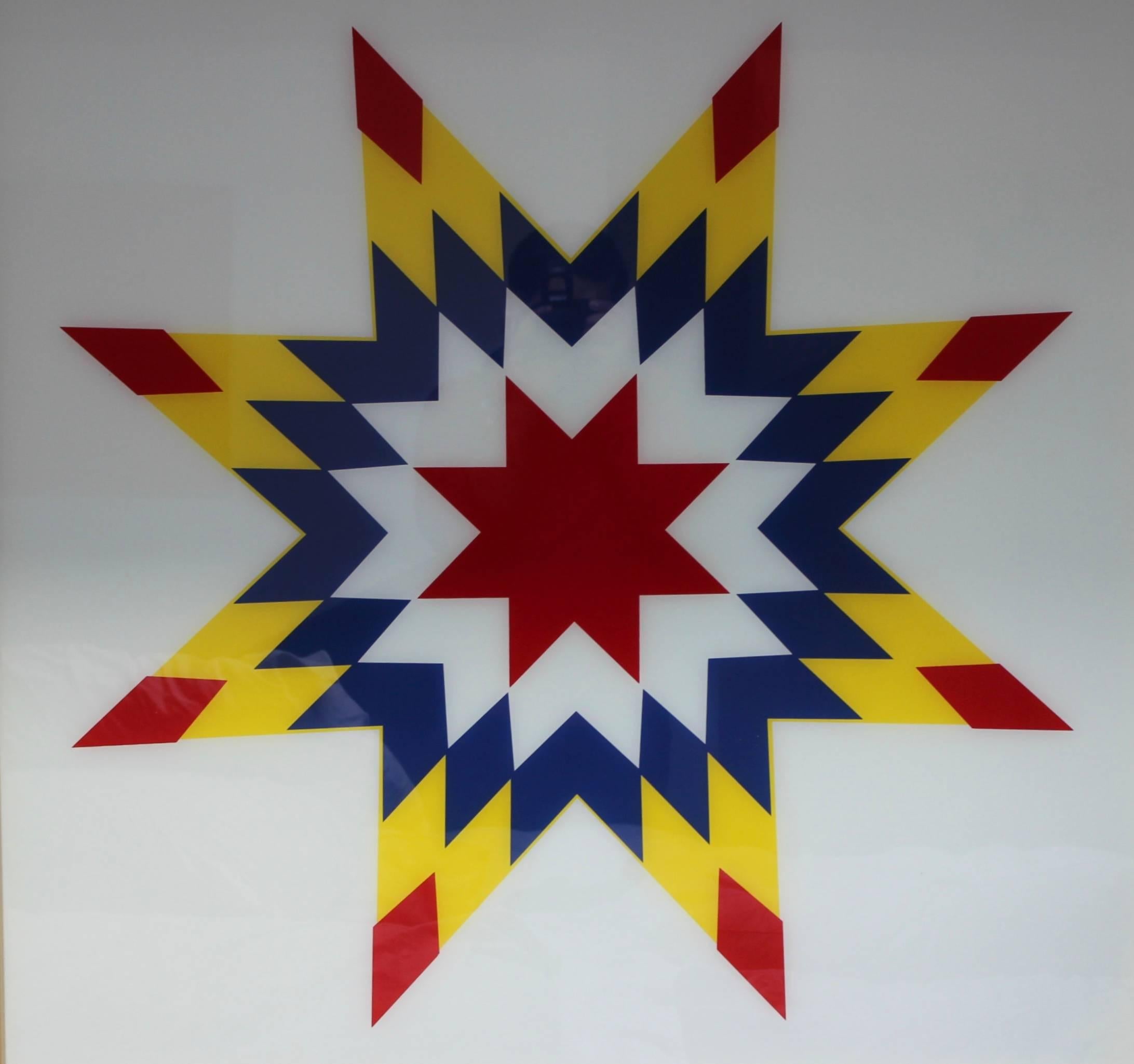 Mid-Century Modern 1970s Modern Op Art For Sale