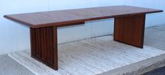 Phillip Lloyd Powell Style Oak and Walnut Dining Table