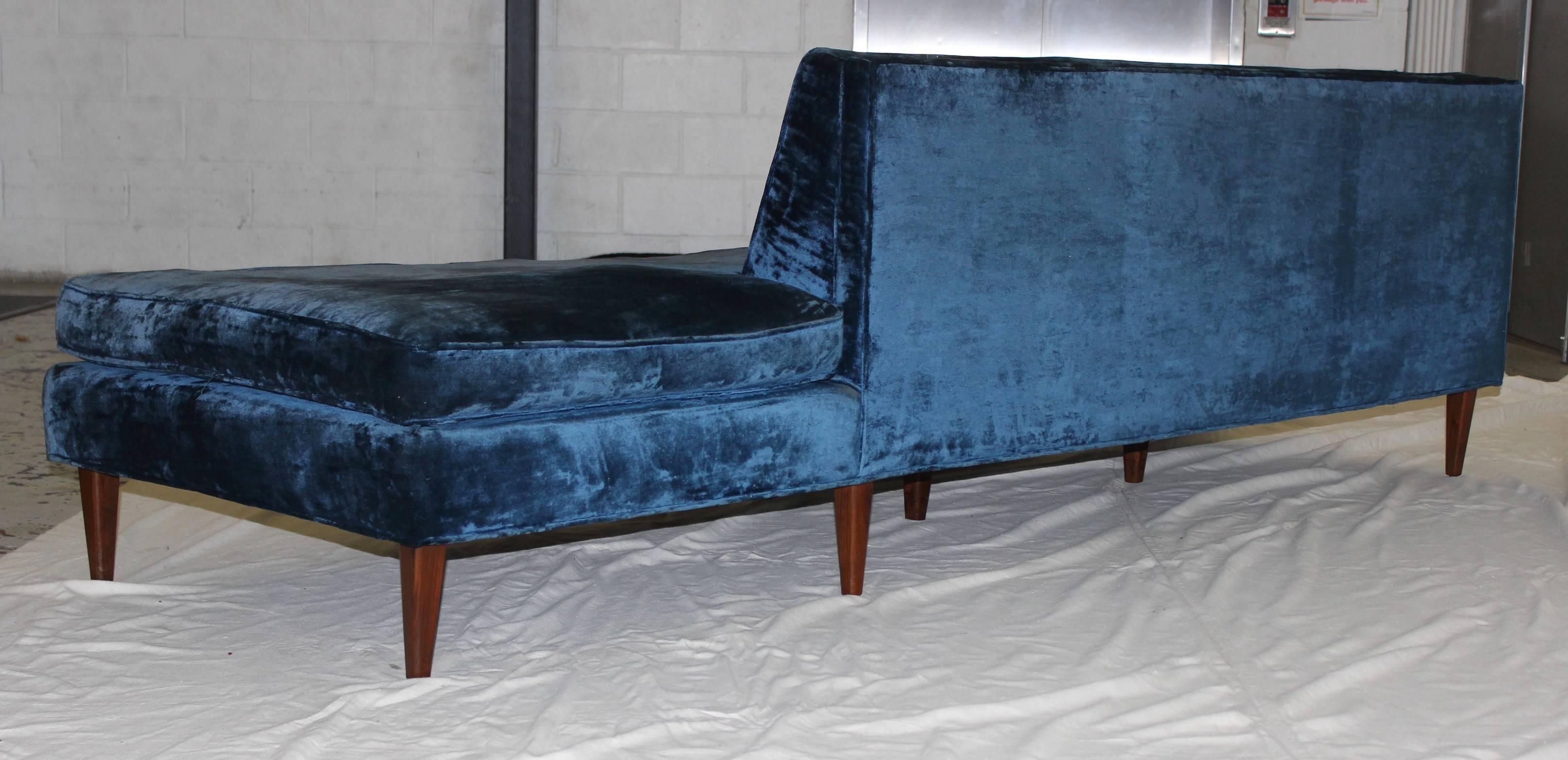 20th Century Mid-Century Modern Long Armless Sofa