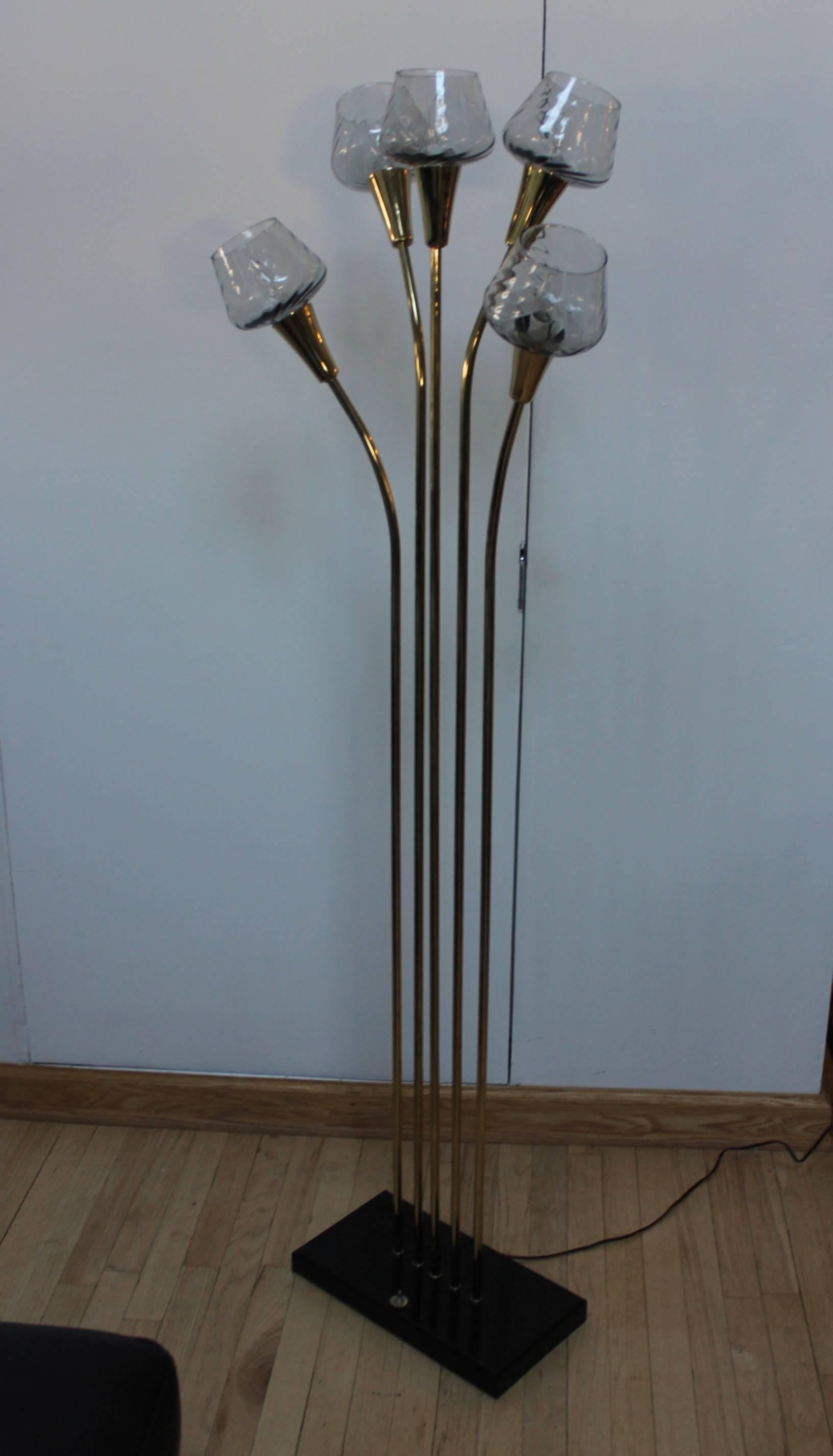 1970s Italian Brass Floor Lamp 4