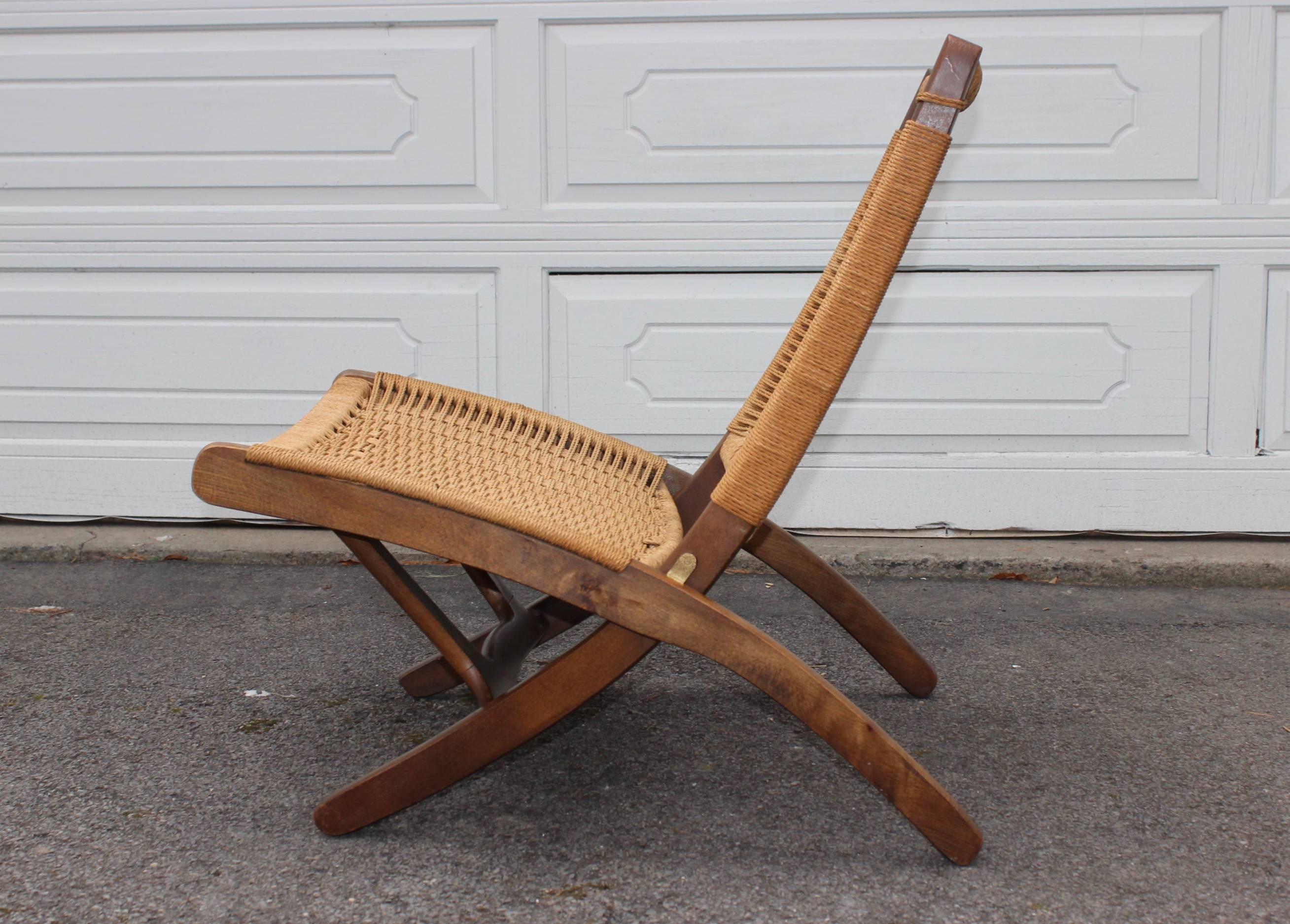 1960s Folding Rope Lounge Chairs 1