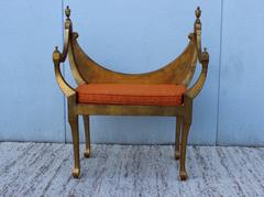 1960s Gold Leaf Bench