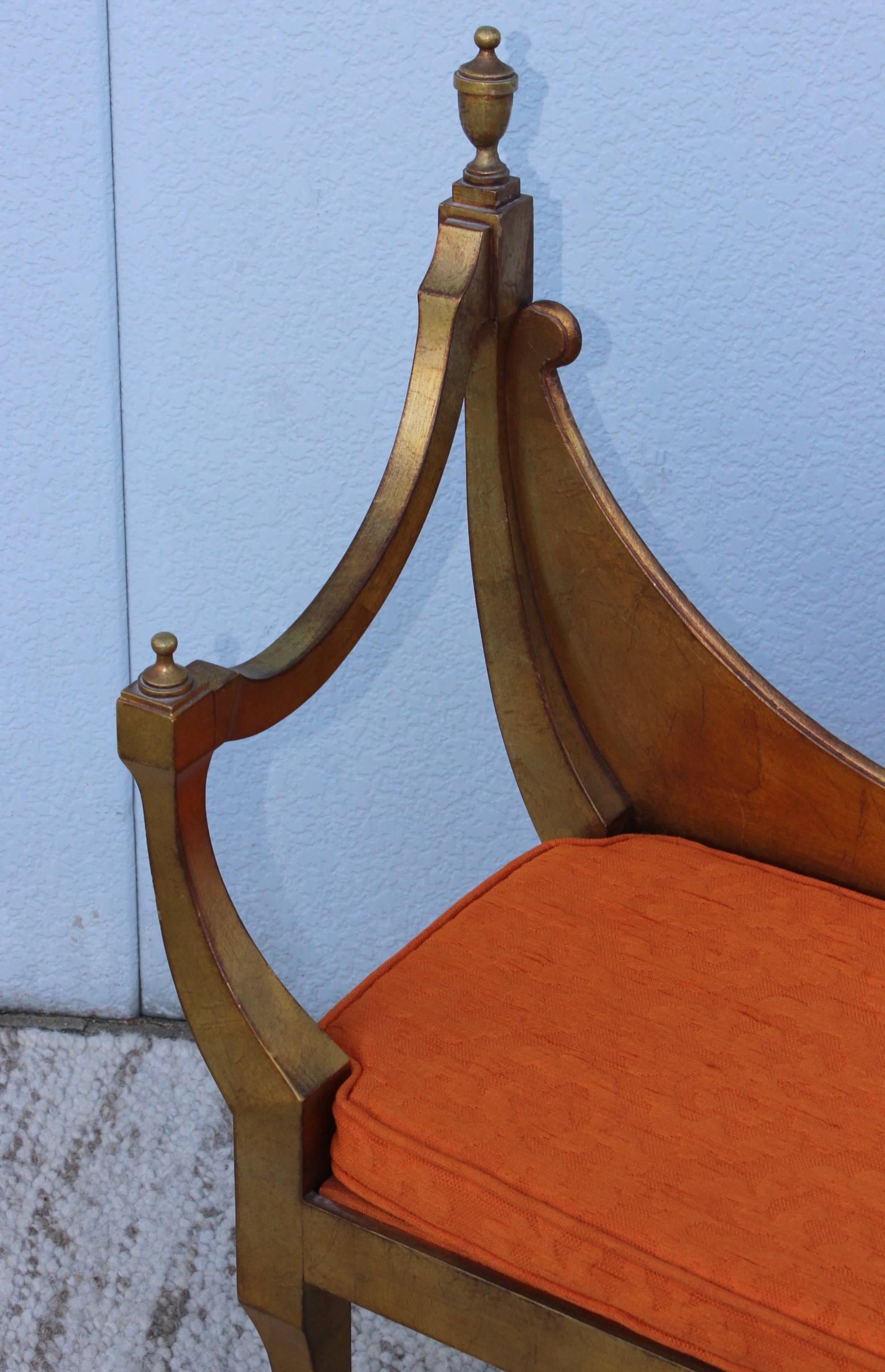 1960s Gold Leaf Bench 4