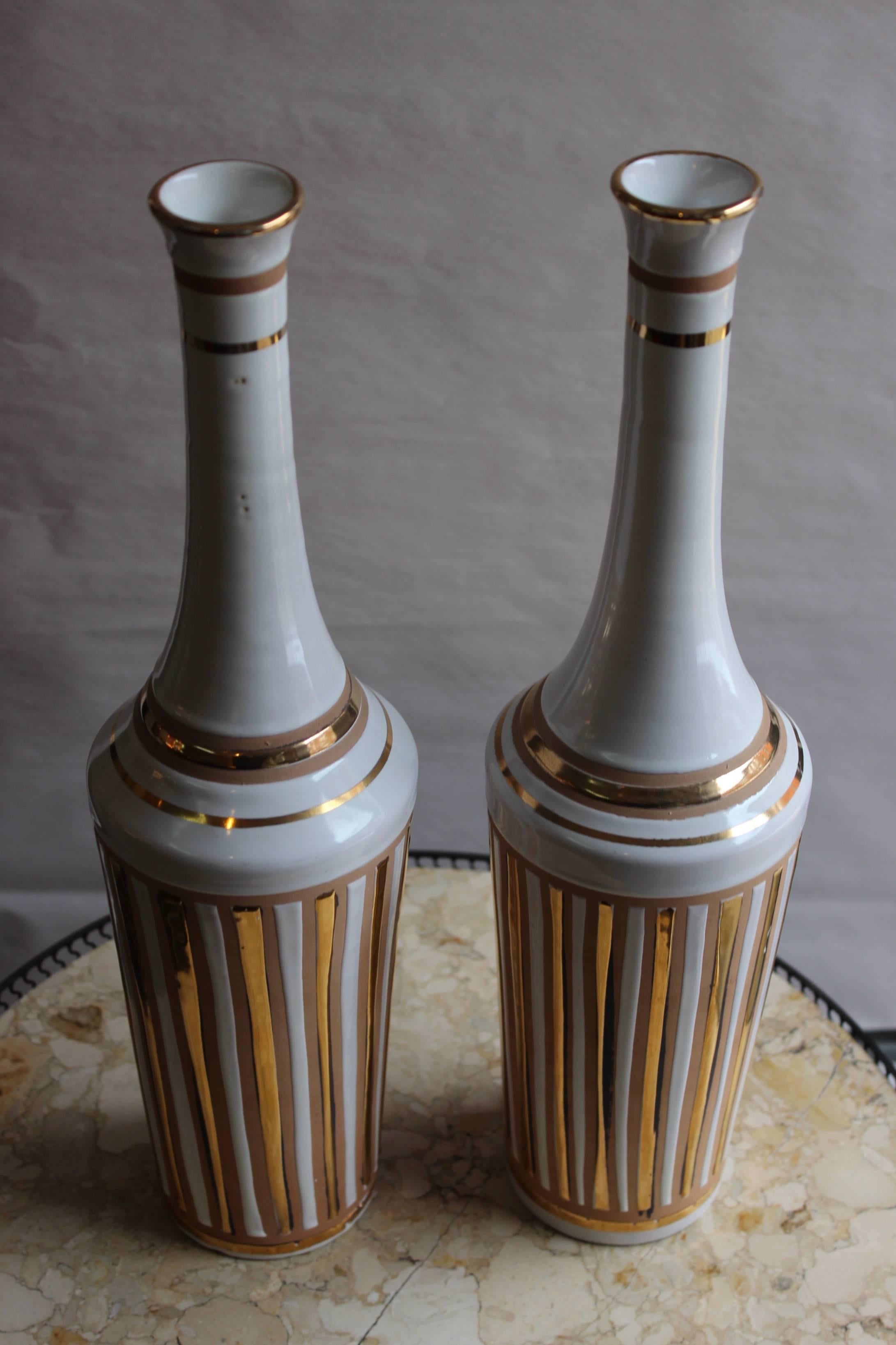 1970s Italian pottery Italian vases.