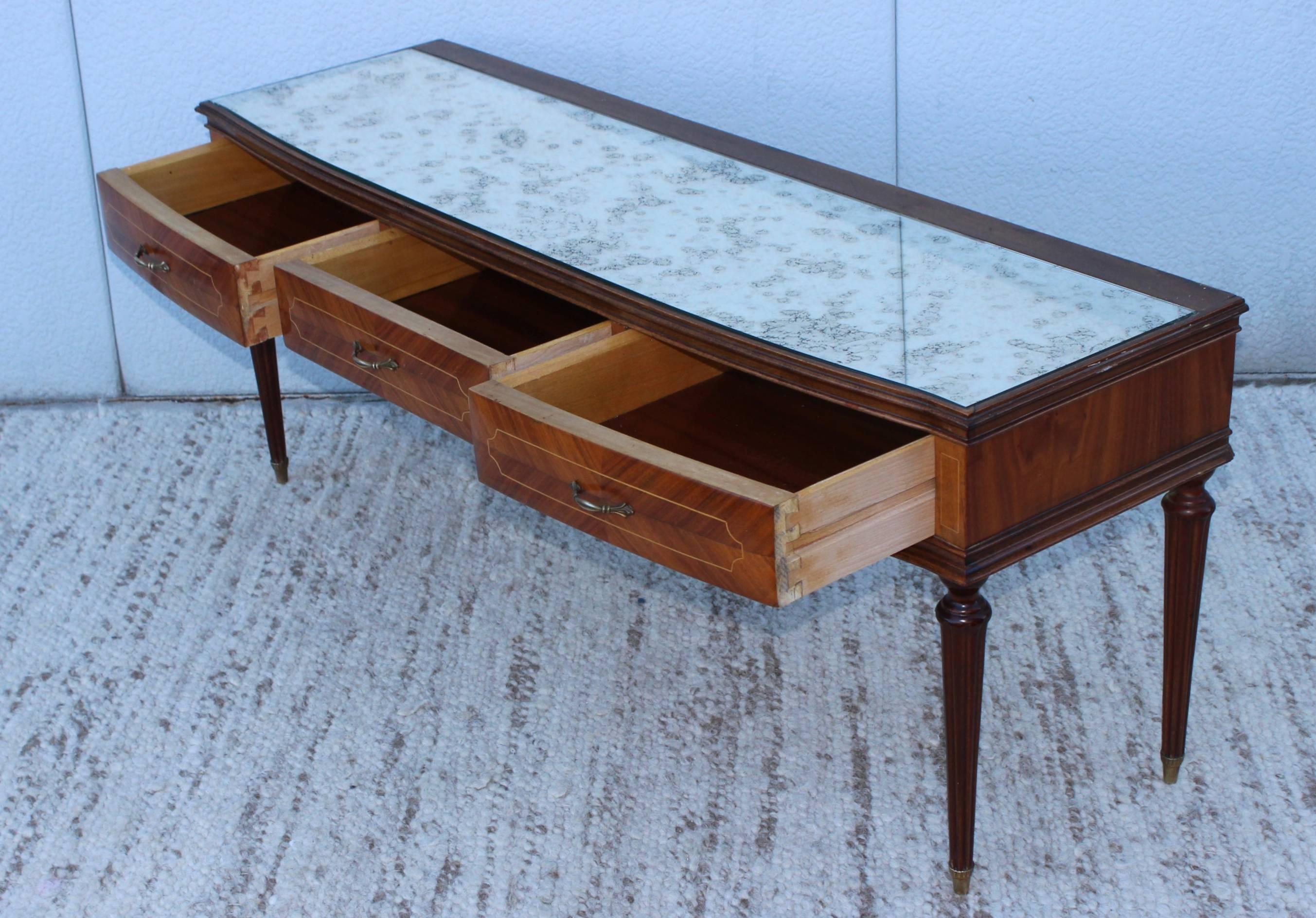 1950s Italian Lissone Low Console For Sale 1