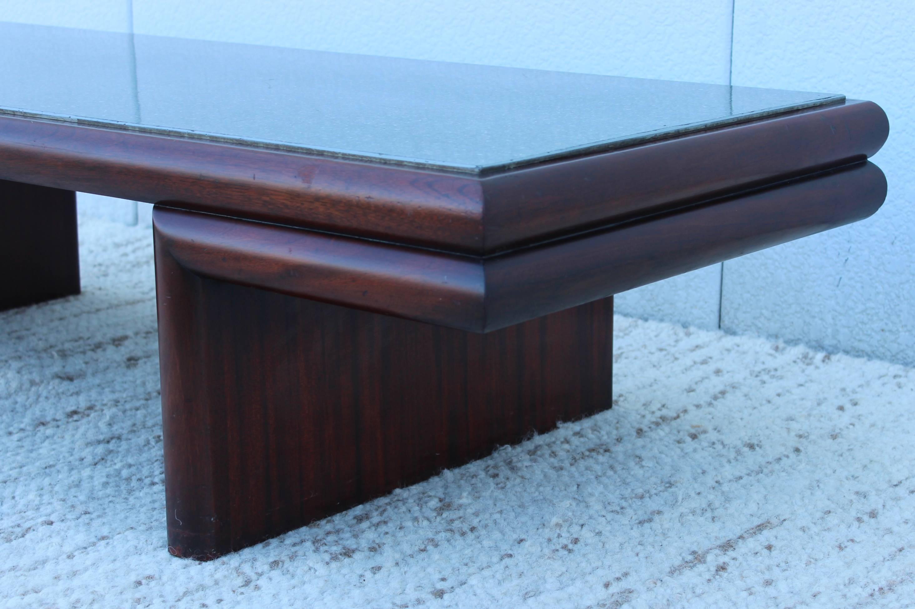 Harvey Probber Style Resin Top Modernist Coffee Table 3