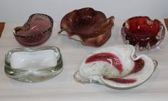 Murano Glass Decorative Bowls Collection