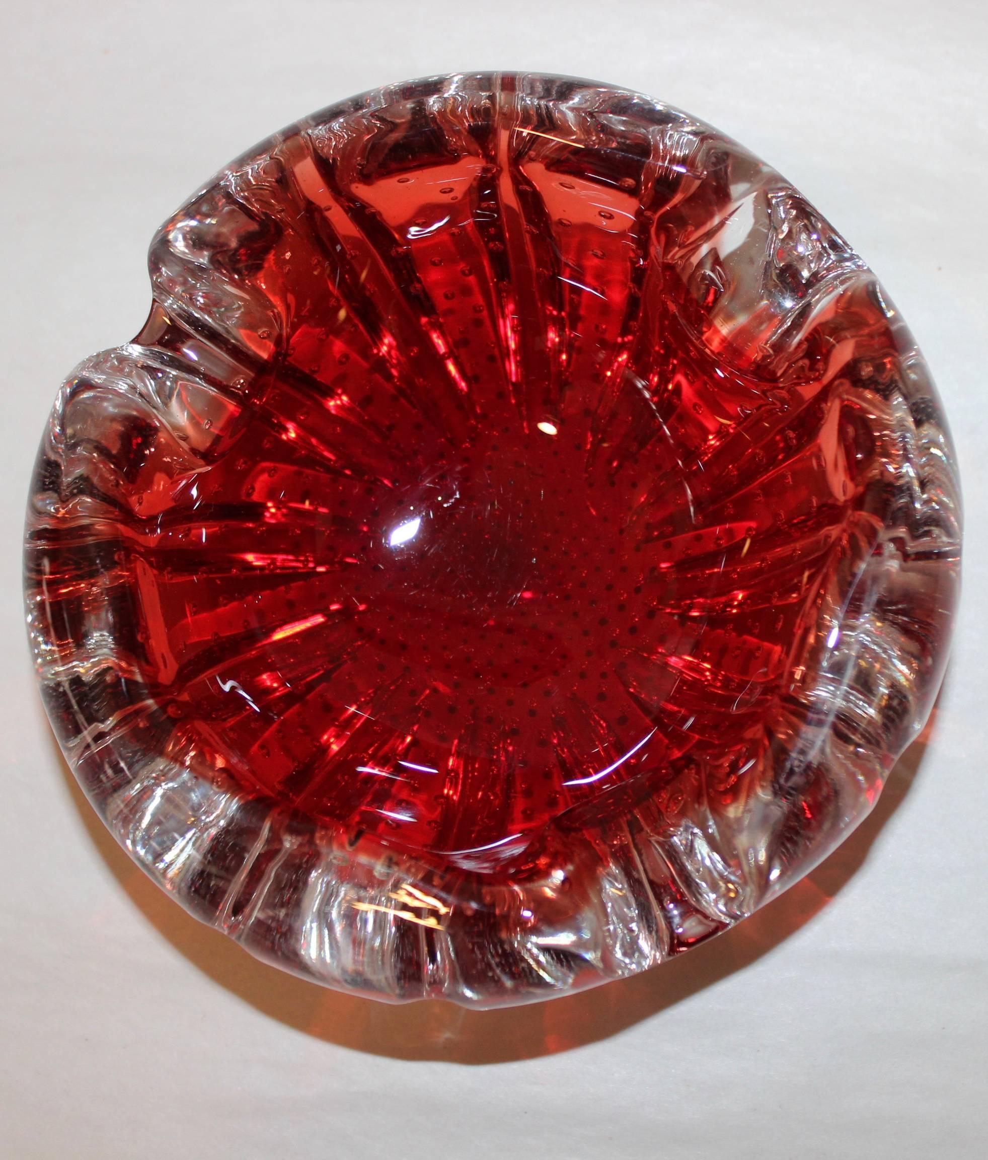 Murano Glass Decorative Bowls Collection In Good Condition For Sale In New York, NY
