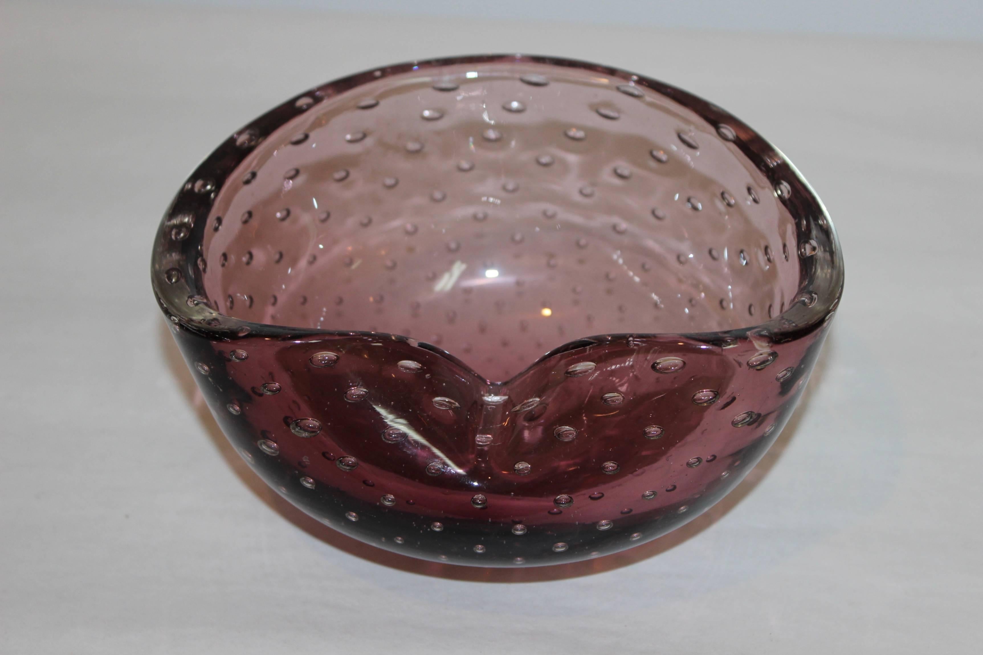 20ième siècle Collection de bols décoratifs verre de Murano en vente