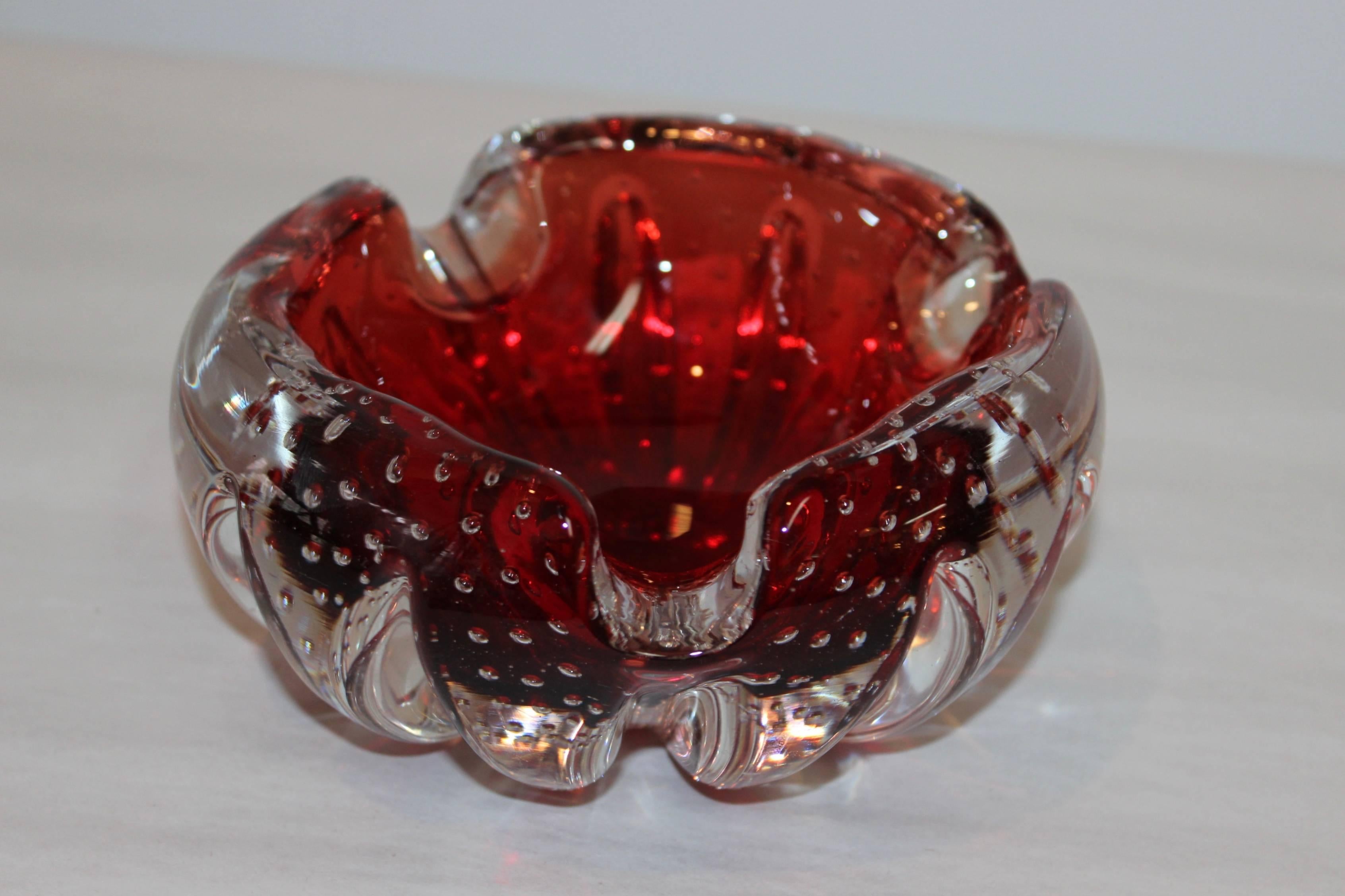 Collection de bols décoratifs verre de Murano en vente 1