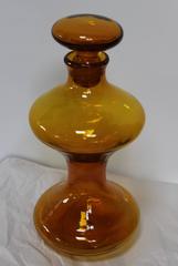 1960s Blenko Glass Bottle with Stopper