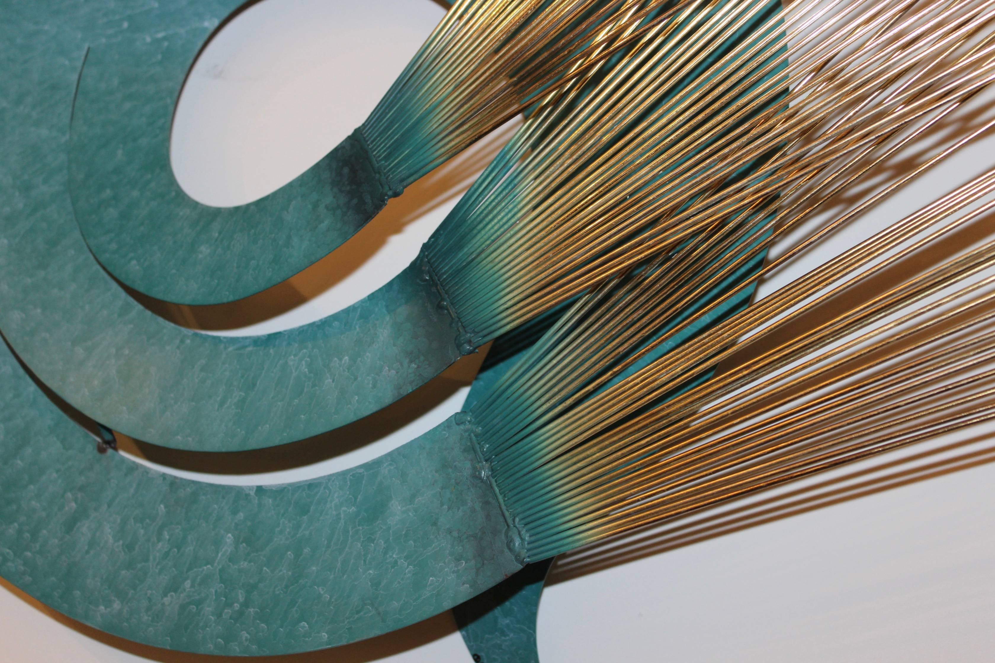 1980s Curtis Jere Wall Sculpture In Good Condition In New York, NY