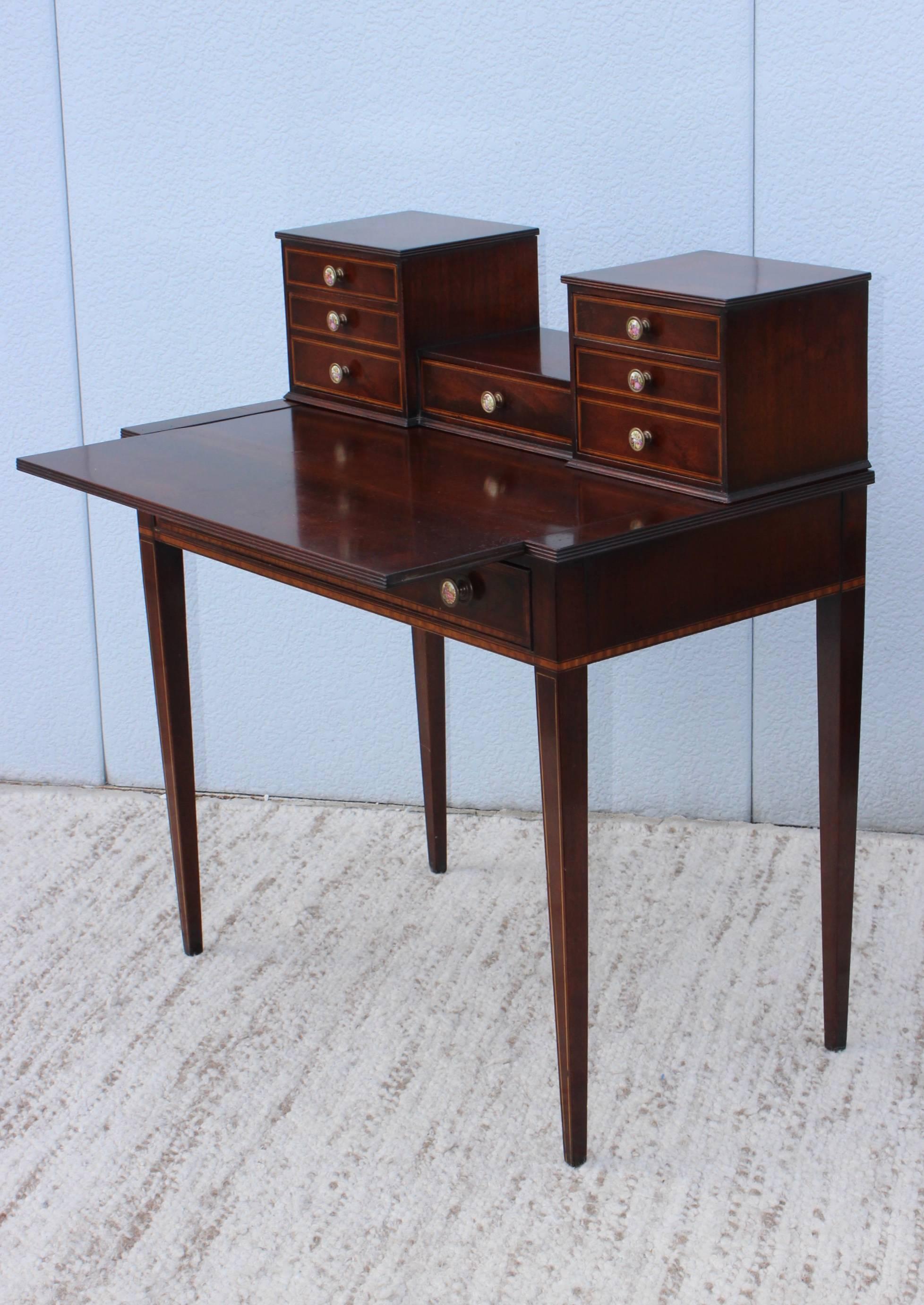 1940s, French Inlay Desk In Good Condition In New York, NY