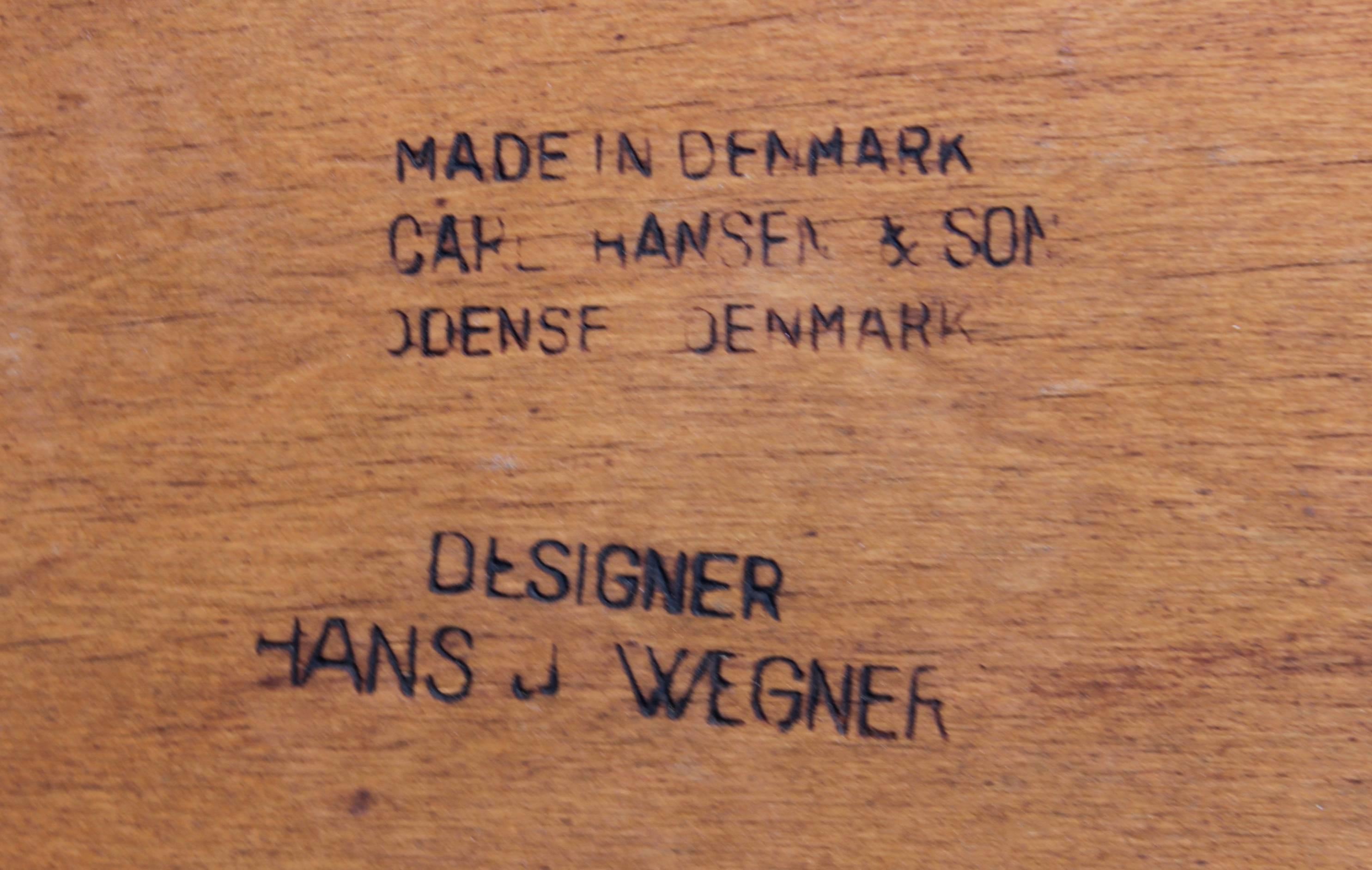 Hans Wegner CH-30 Teak Dining Chairs Set of Eight 3