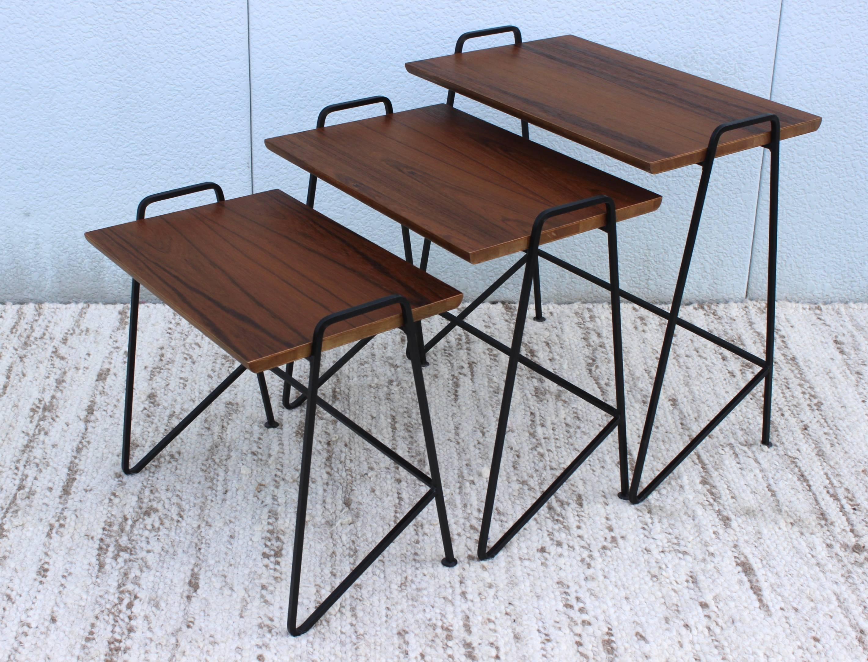 American Tony Paul Modernist Nesting Tables