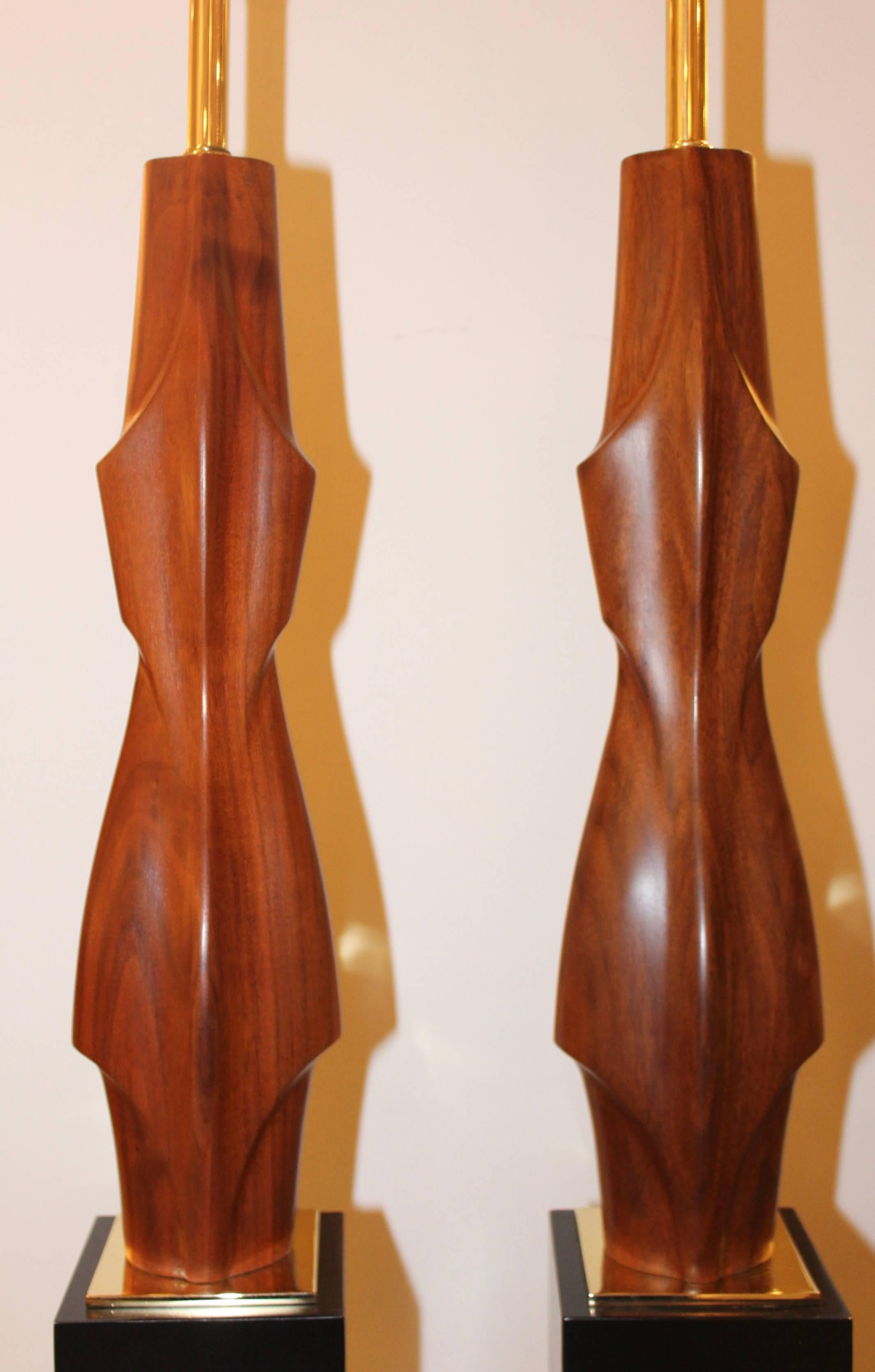 Monumental Sculptural Table Lamps by Laurel In Good Condition For Sale In New York, NY