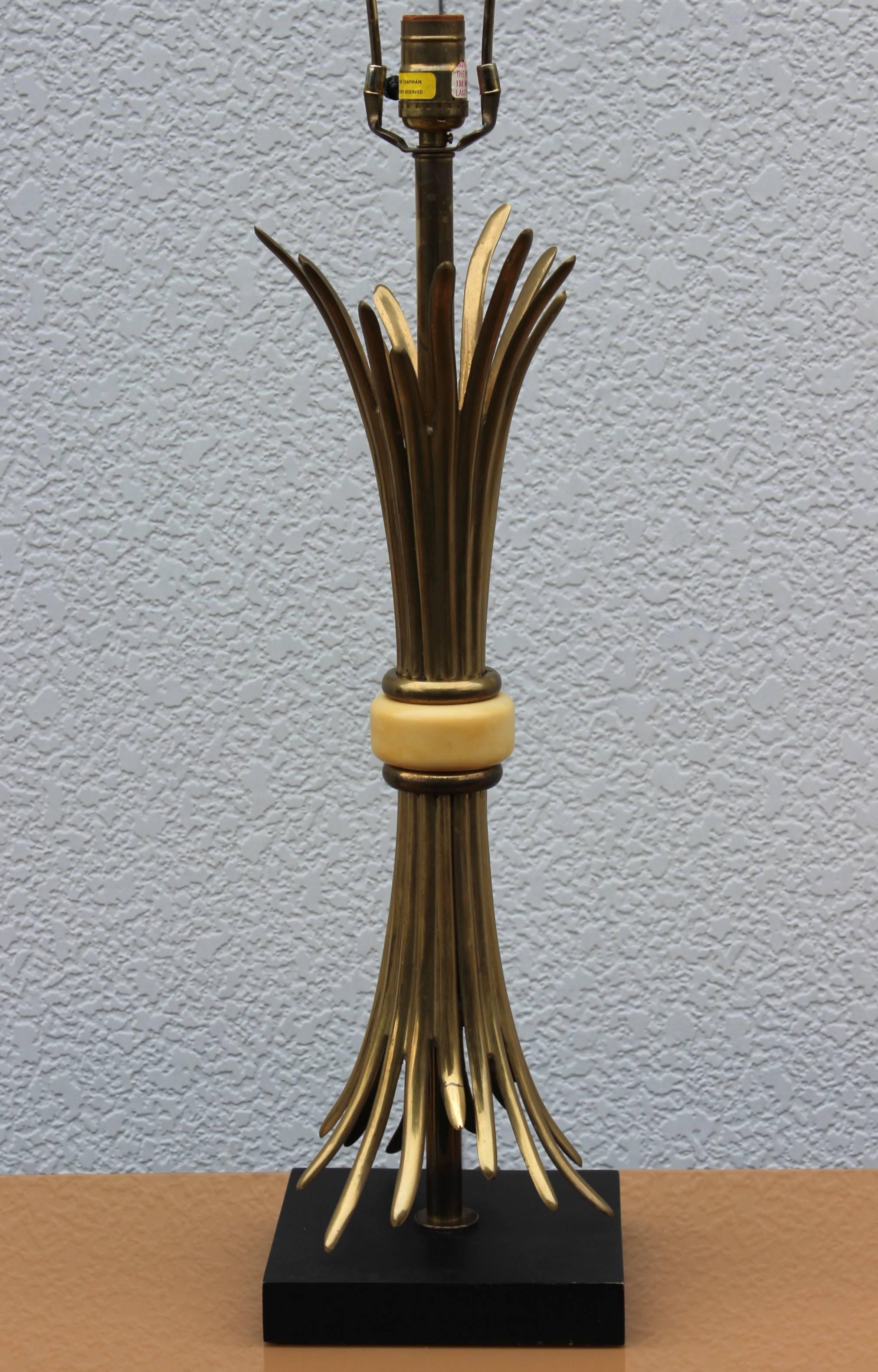 Mid-Century Modern Chapman Bronze Table Lamp For Sale